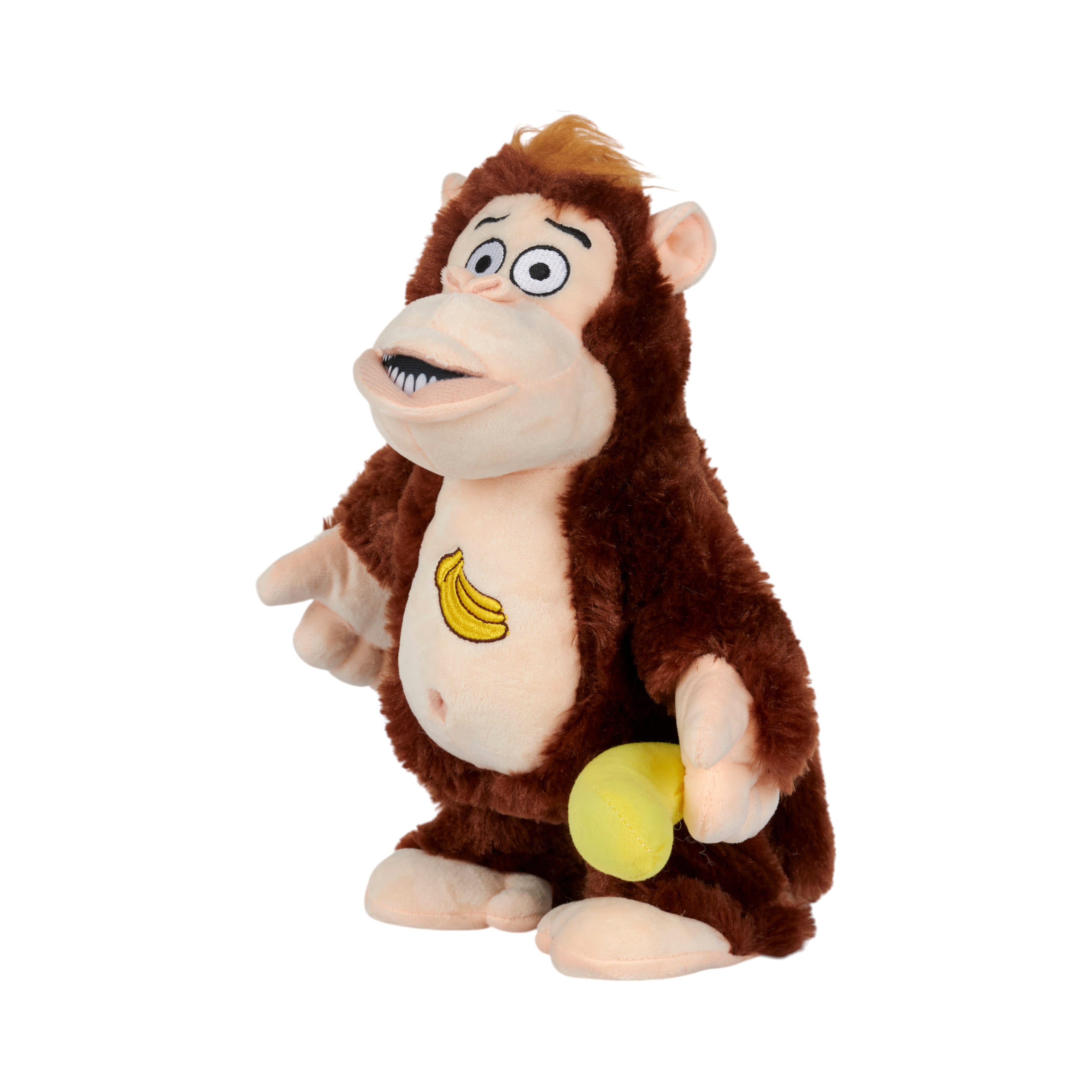 PELUCHE ANIMEE SINGE CRAZY KONG BANANE A PILES