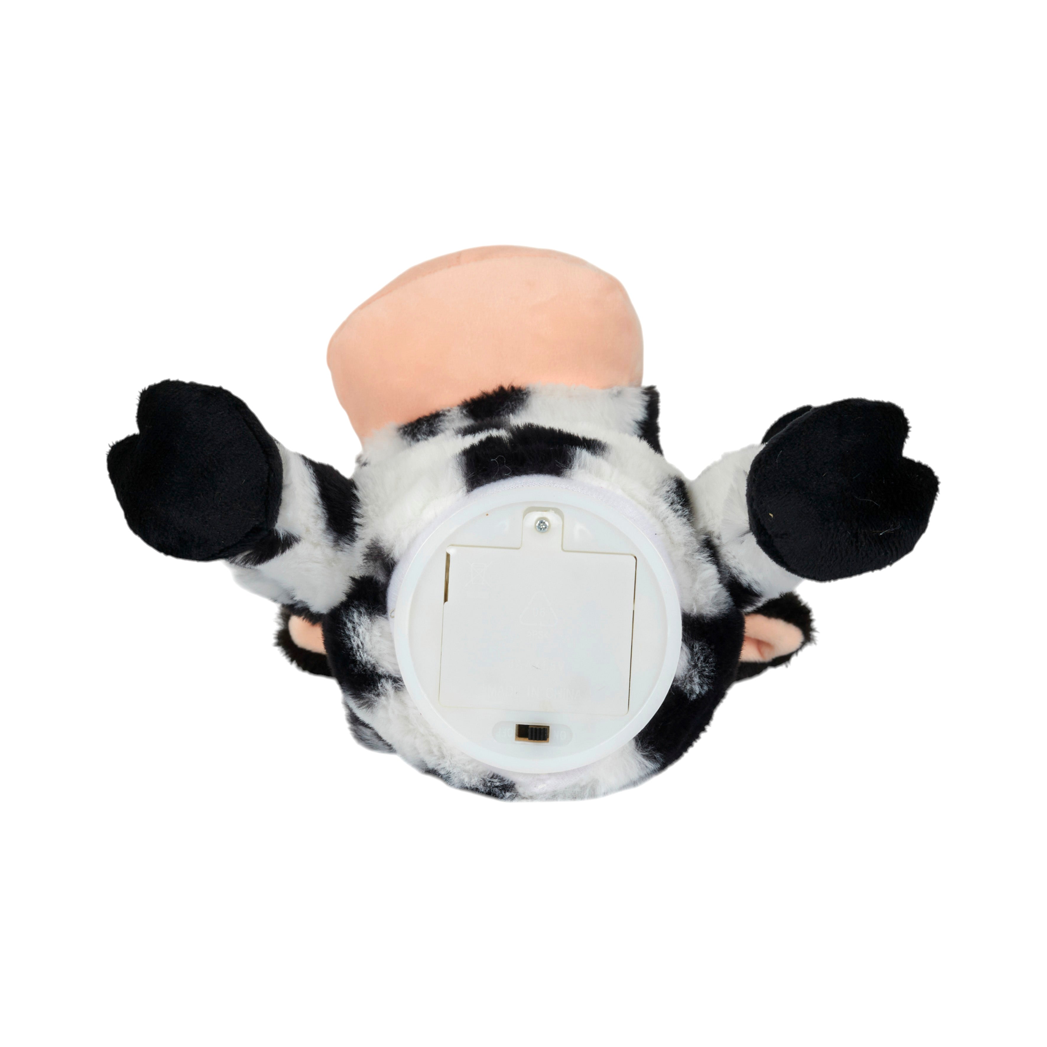 PELUCHE VACHE FOLLE A PILES