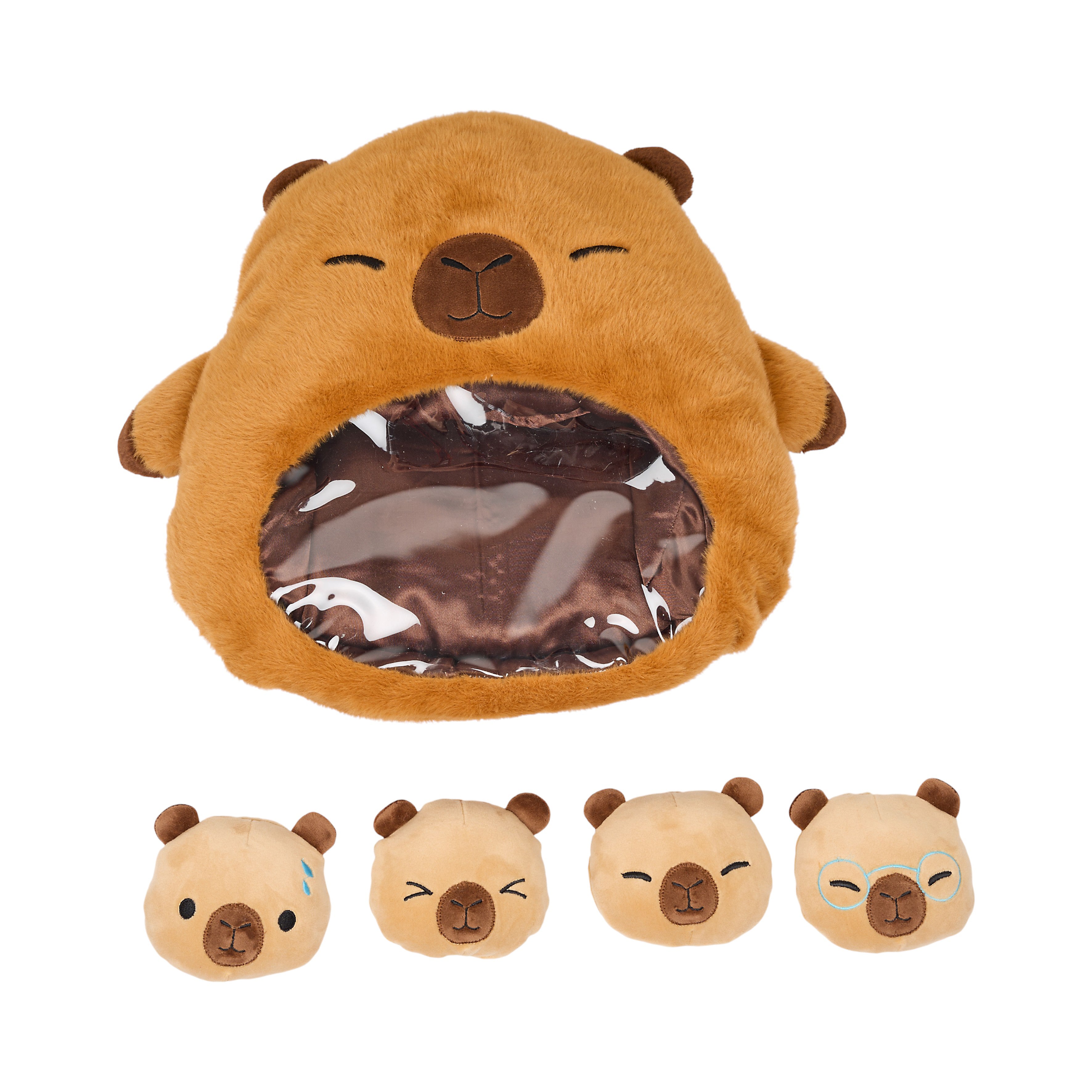 PELUCHE MAMAN BEBE CAPYBARA