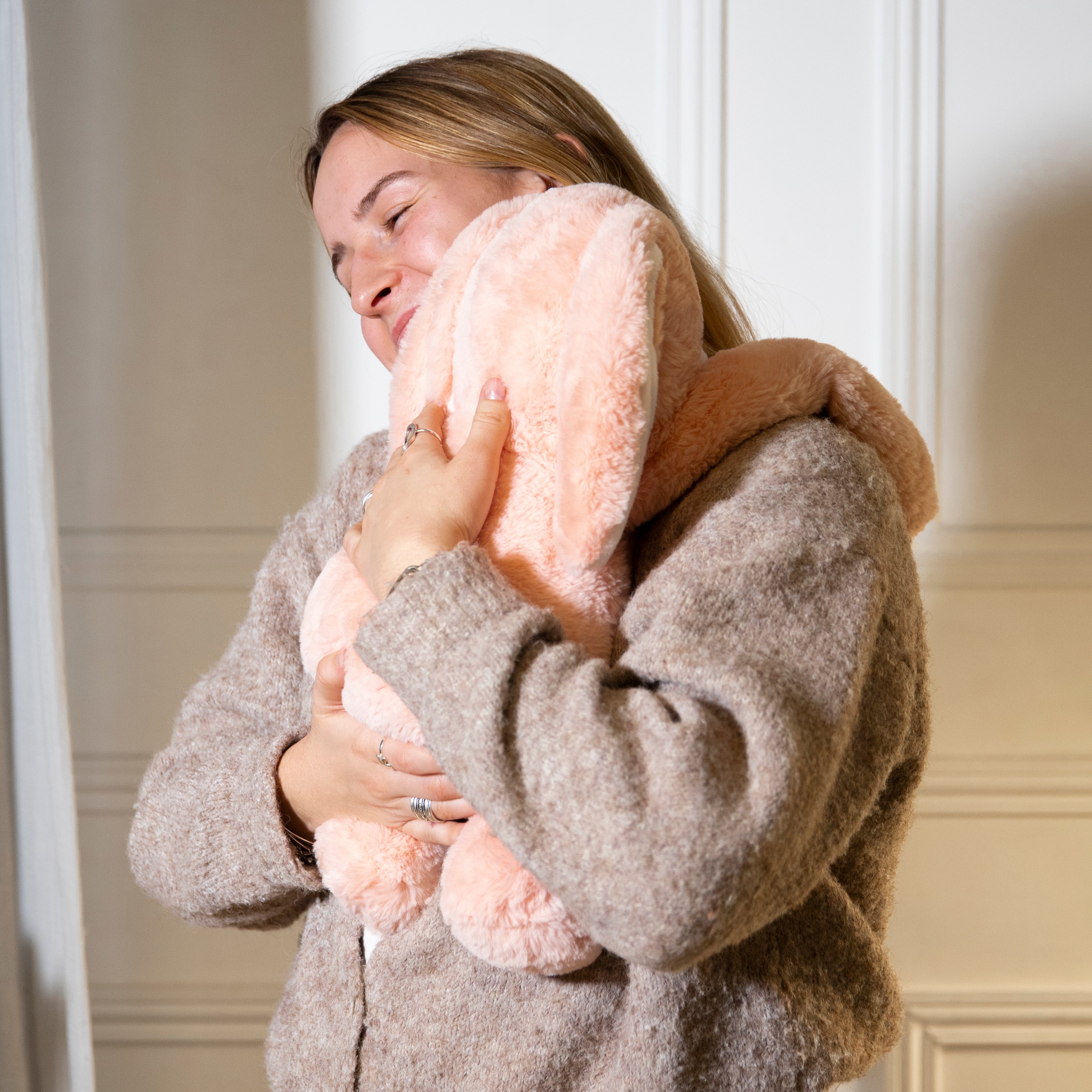 PELUCHE LAPIN CALIN LESTEE