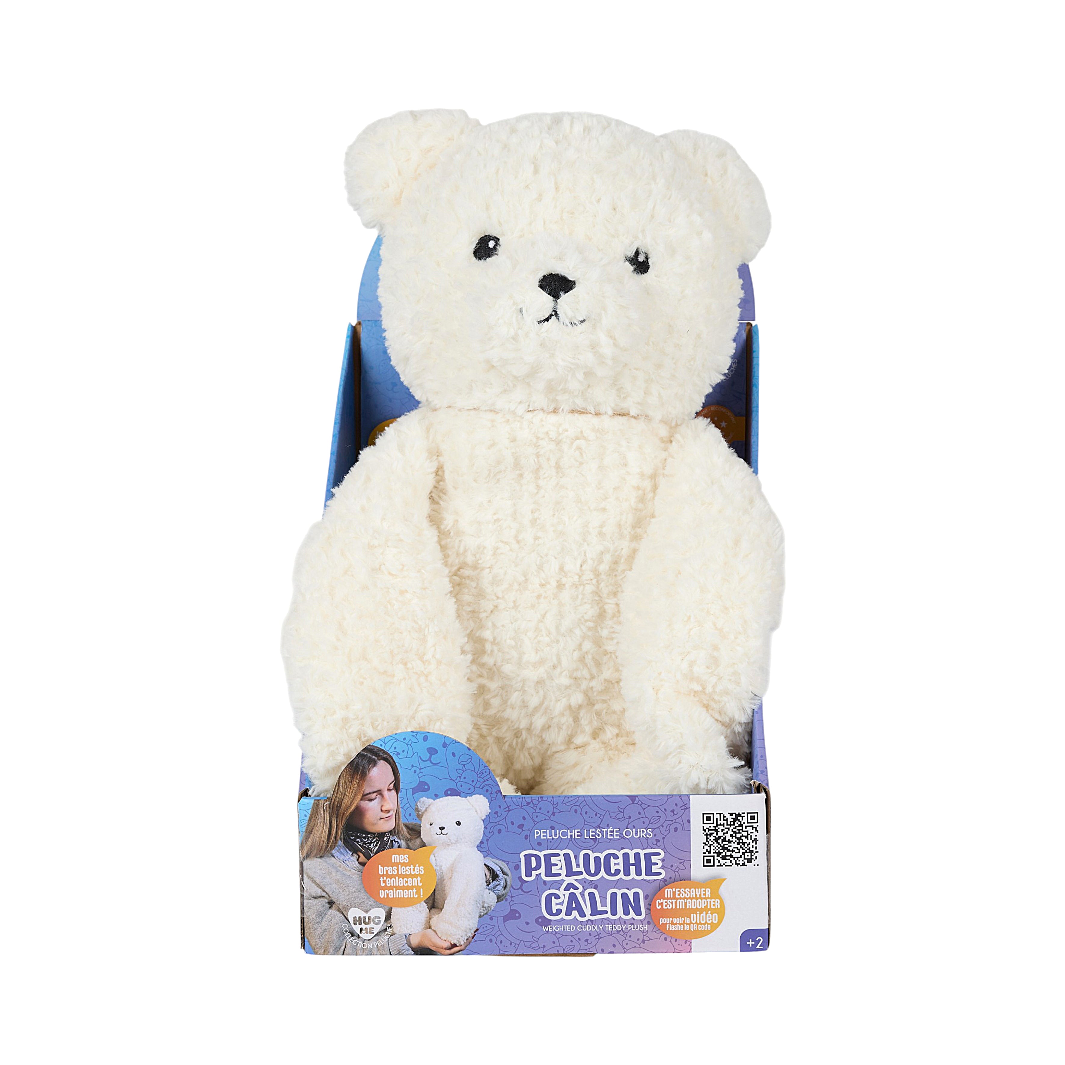 PELUCHE OURS CALIN LESTEE
