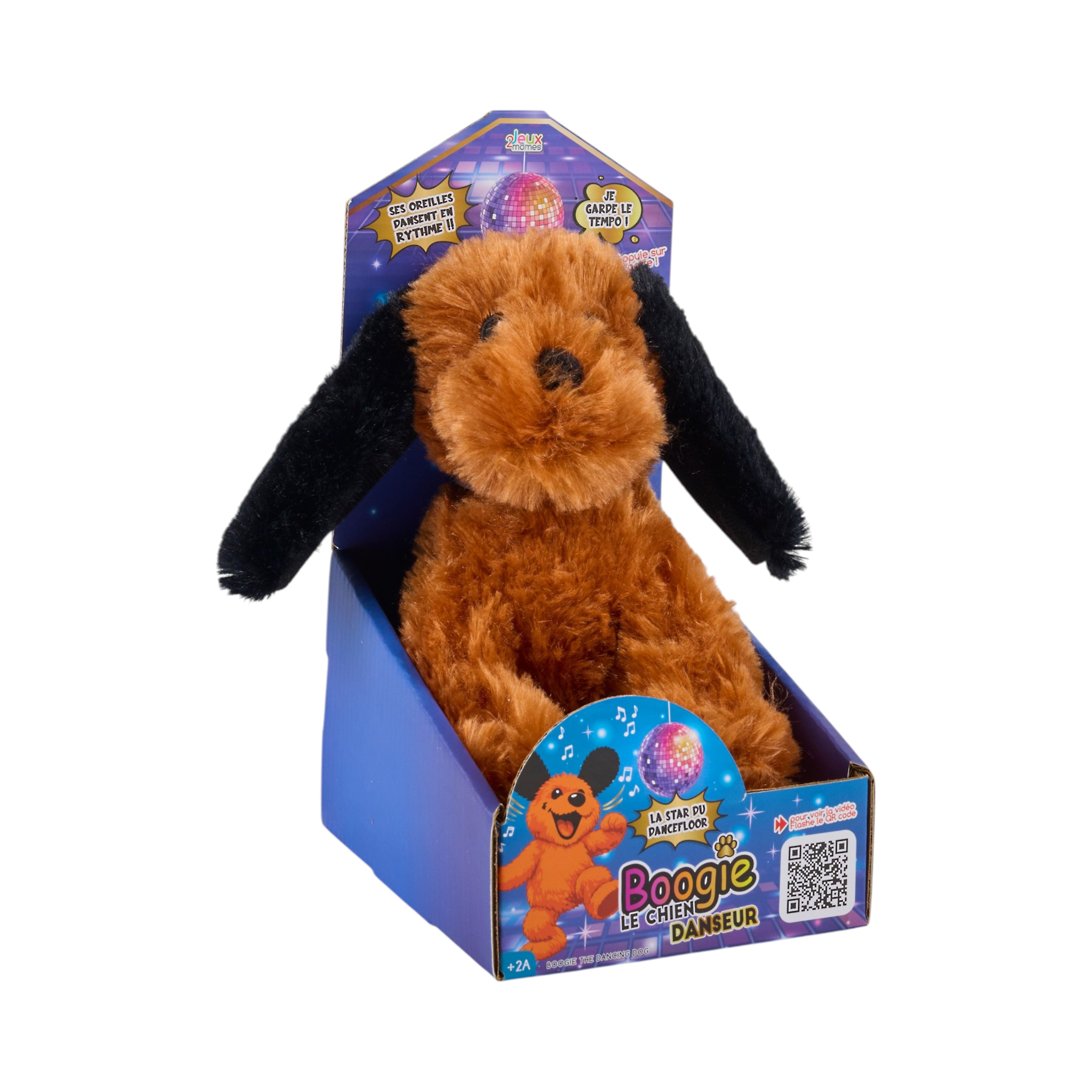 PELUCHE CHIEN DANSEUR A PILES