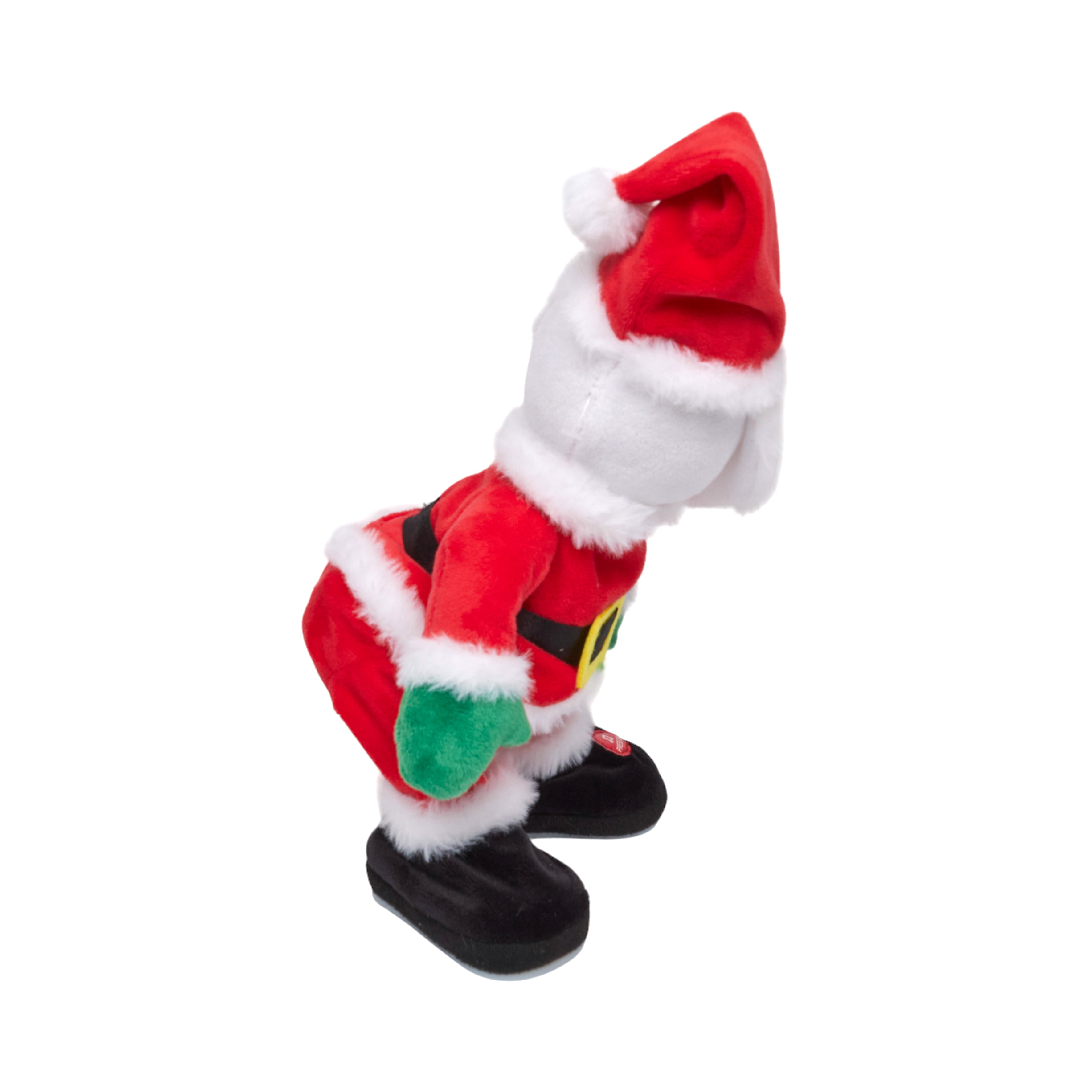 PELUCHE PERE NOEL CHANTEUR A PILES
