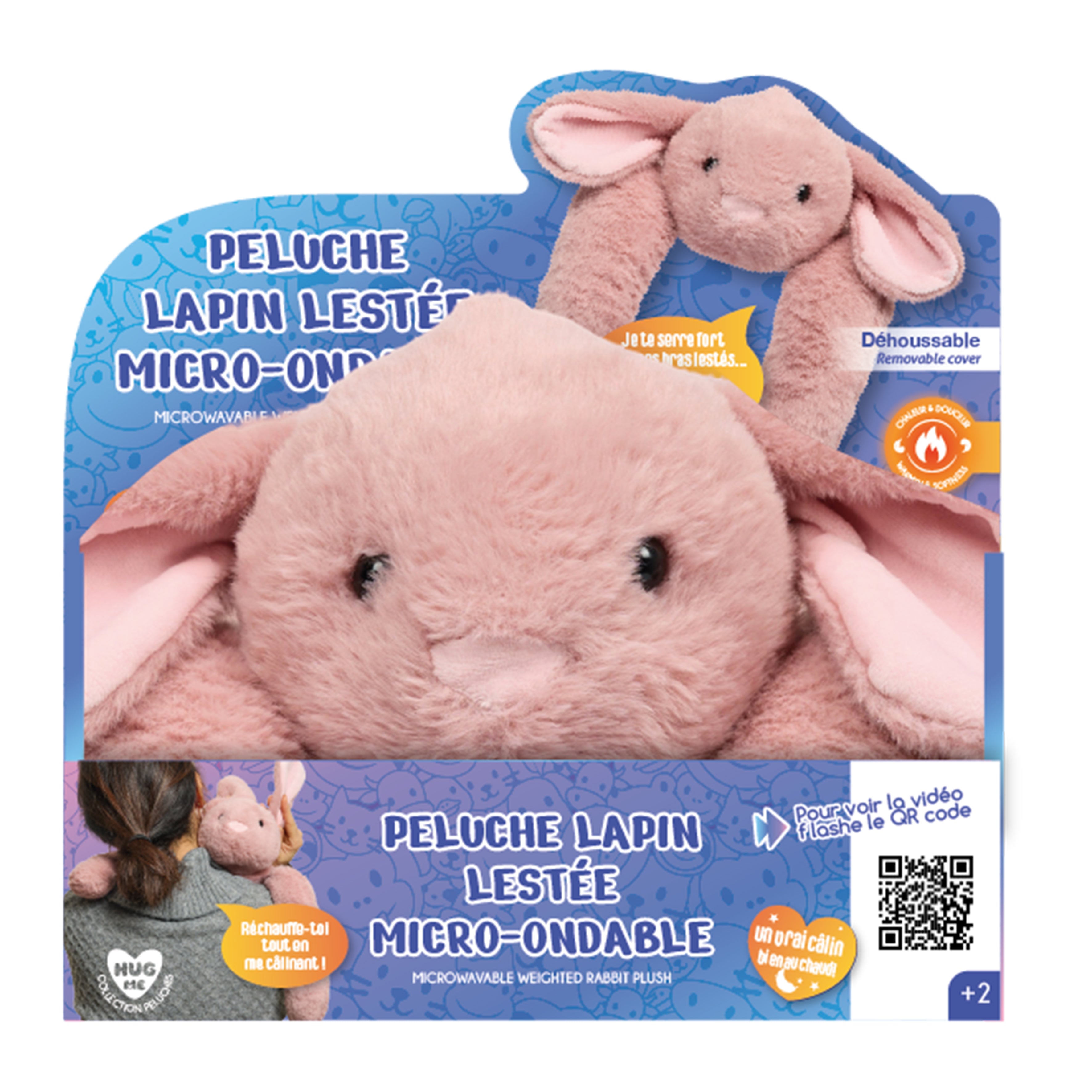 PELUCHE LAPIN LESTEE MICRO ONDABLE