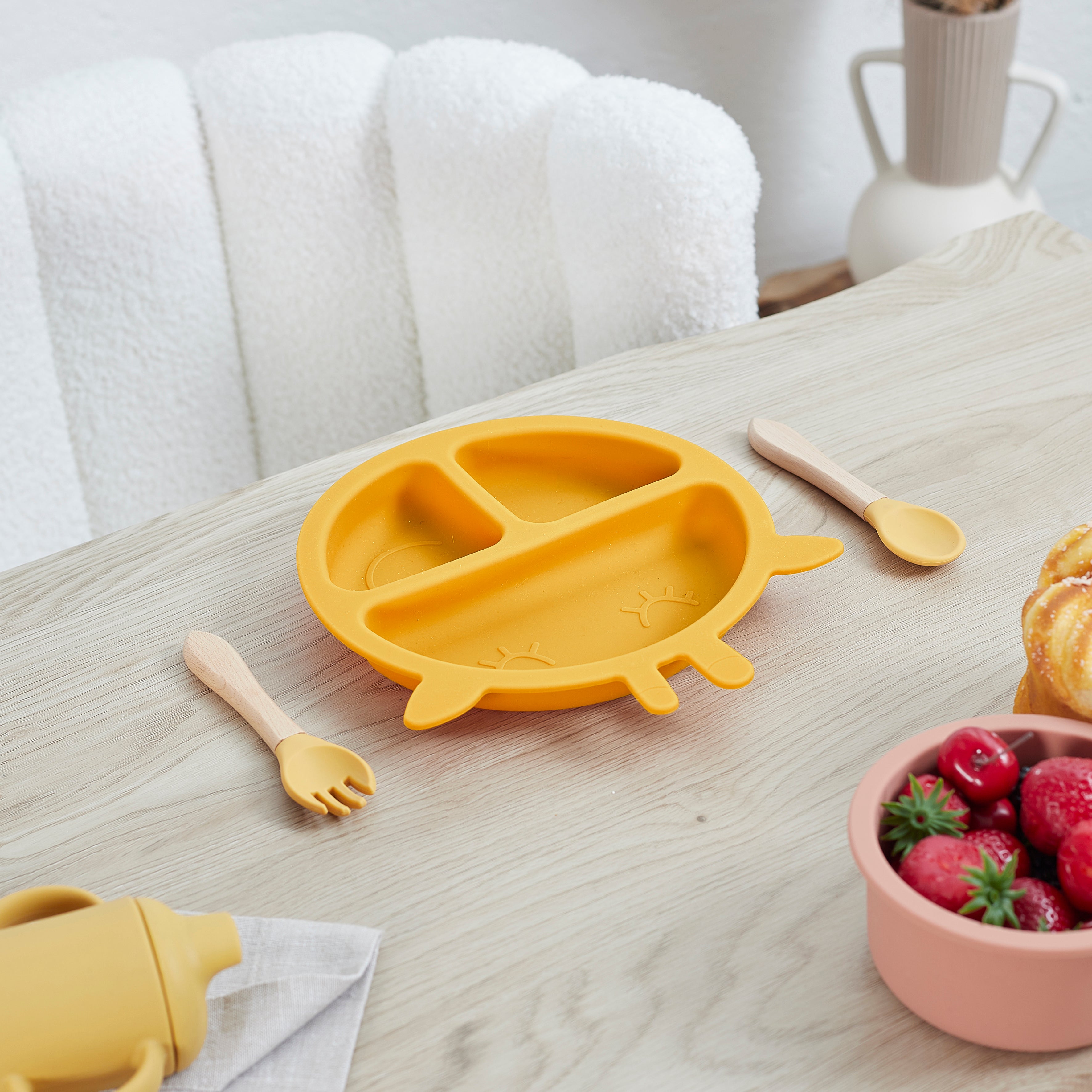 ASSIETTE SILICONE GIRAFE