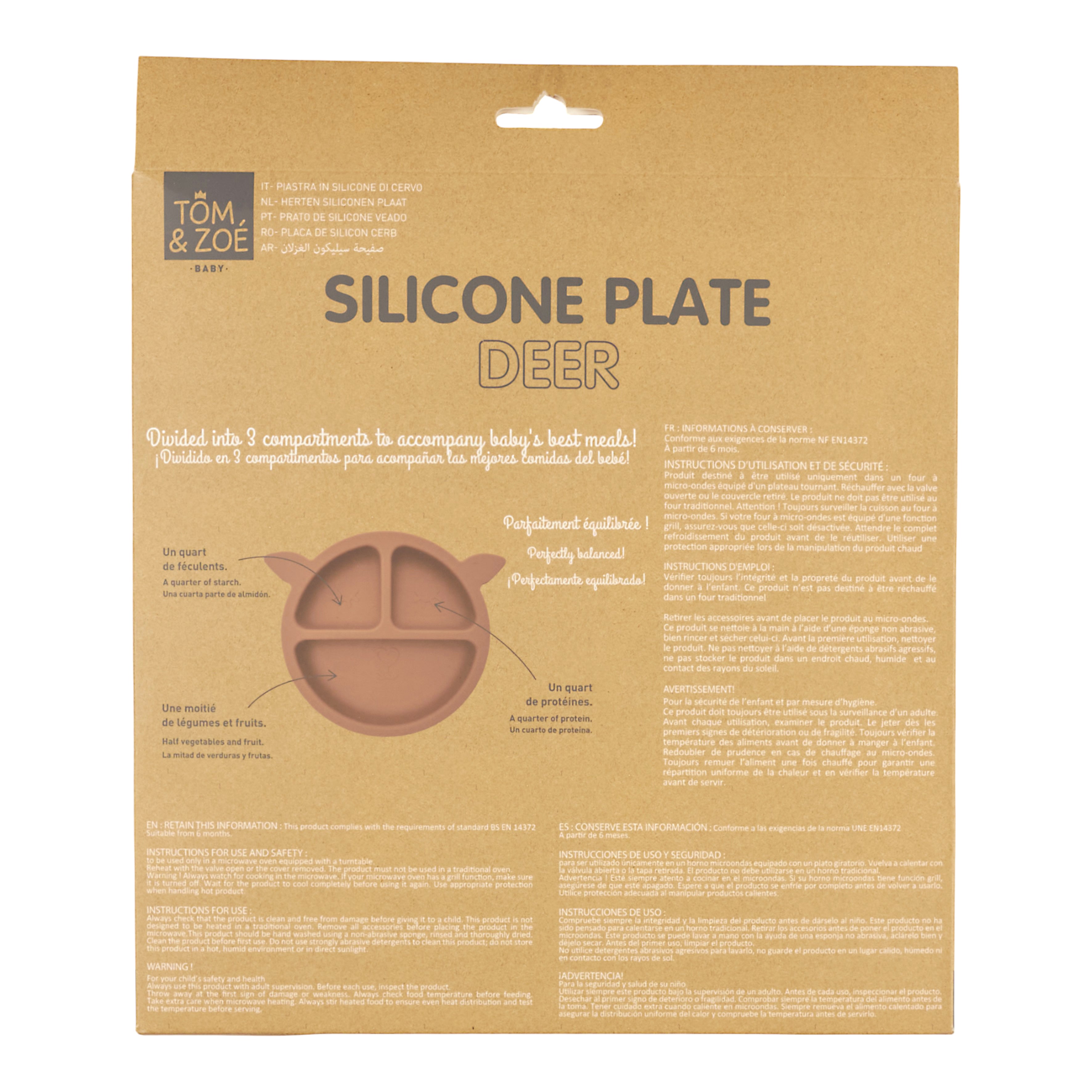ASSIETTE SILICONE BICHE