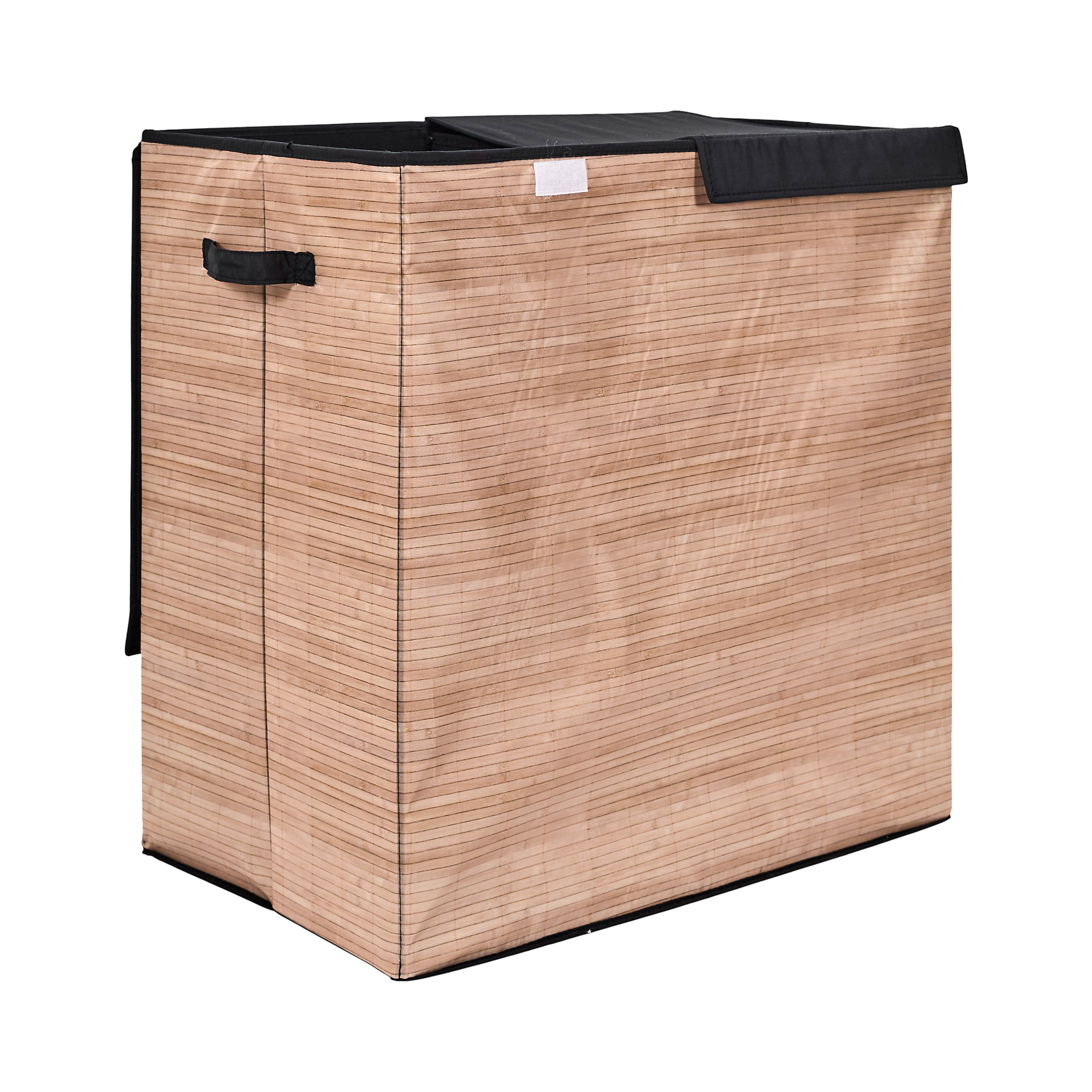 PANIER A LINGE DOUBLE 58X35X58CM