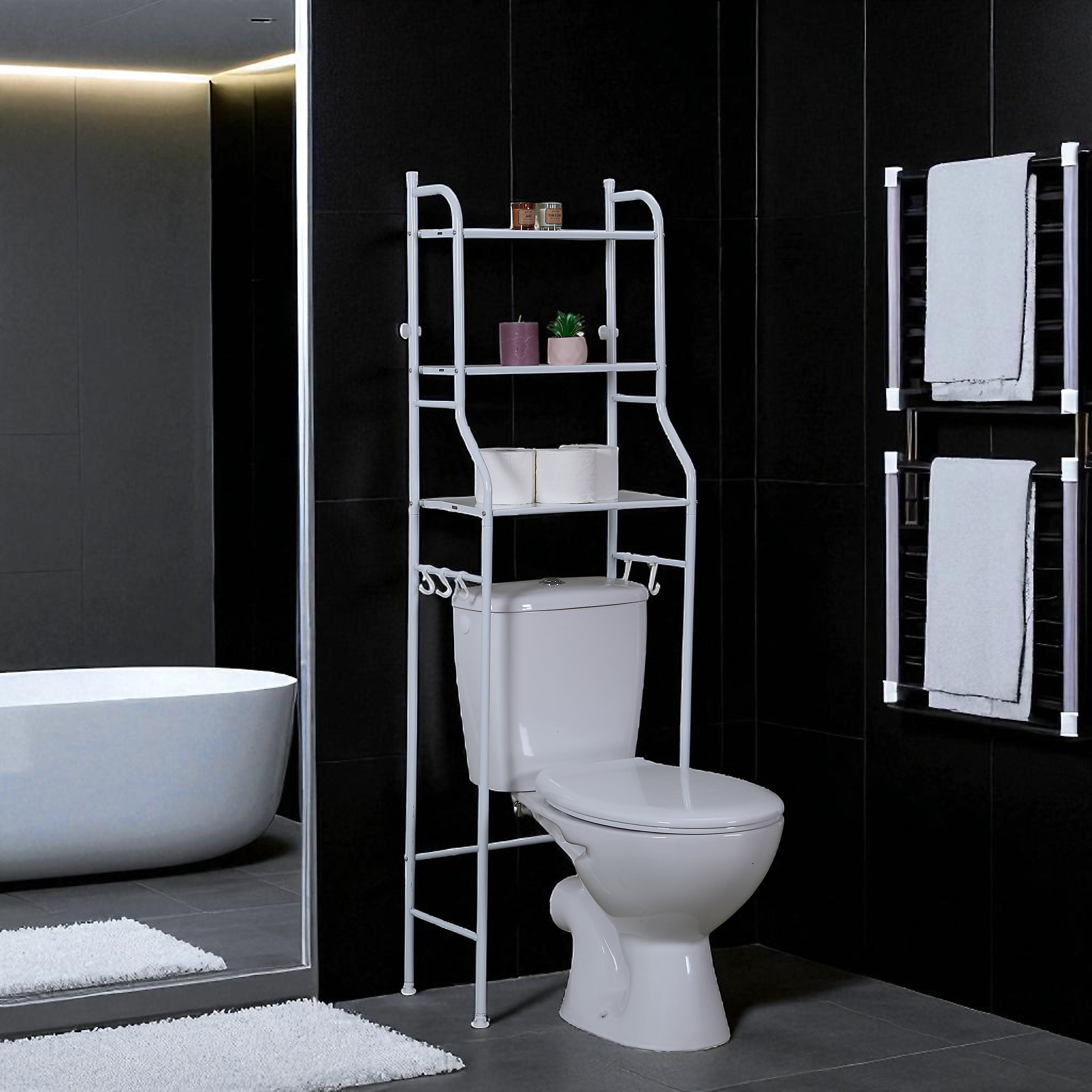 ETAGERE DE RANGEMENT WC 150X47X25CM