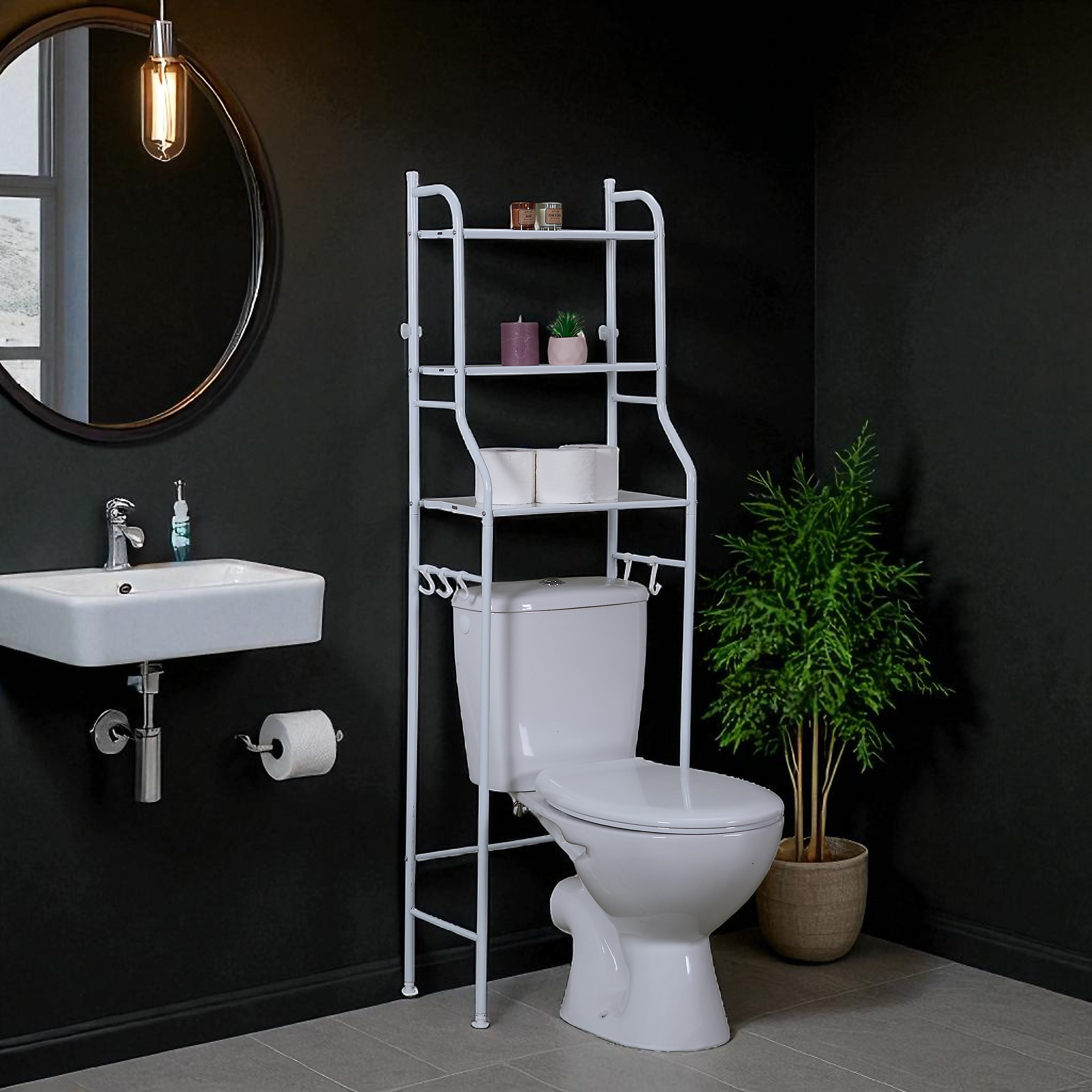 ETAGERE DE RANGEMENT WC 150X47X25CM