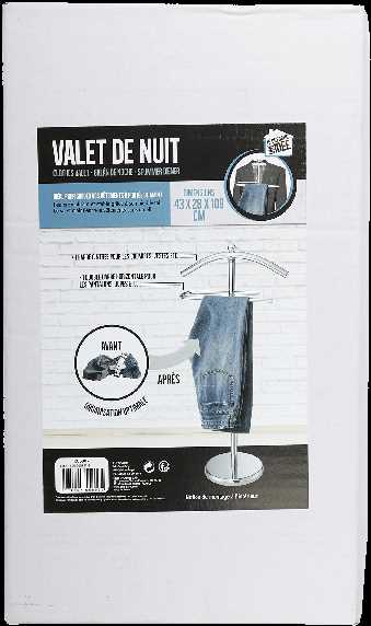 VALET DE NUIT 44X26X109CM