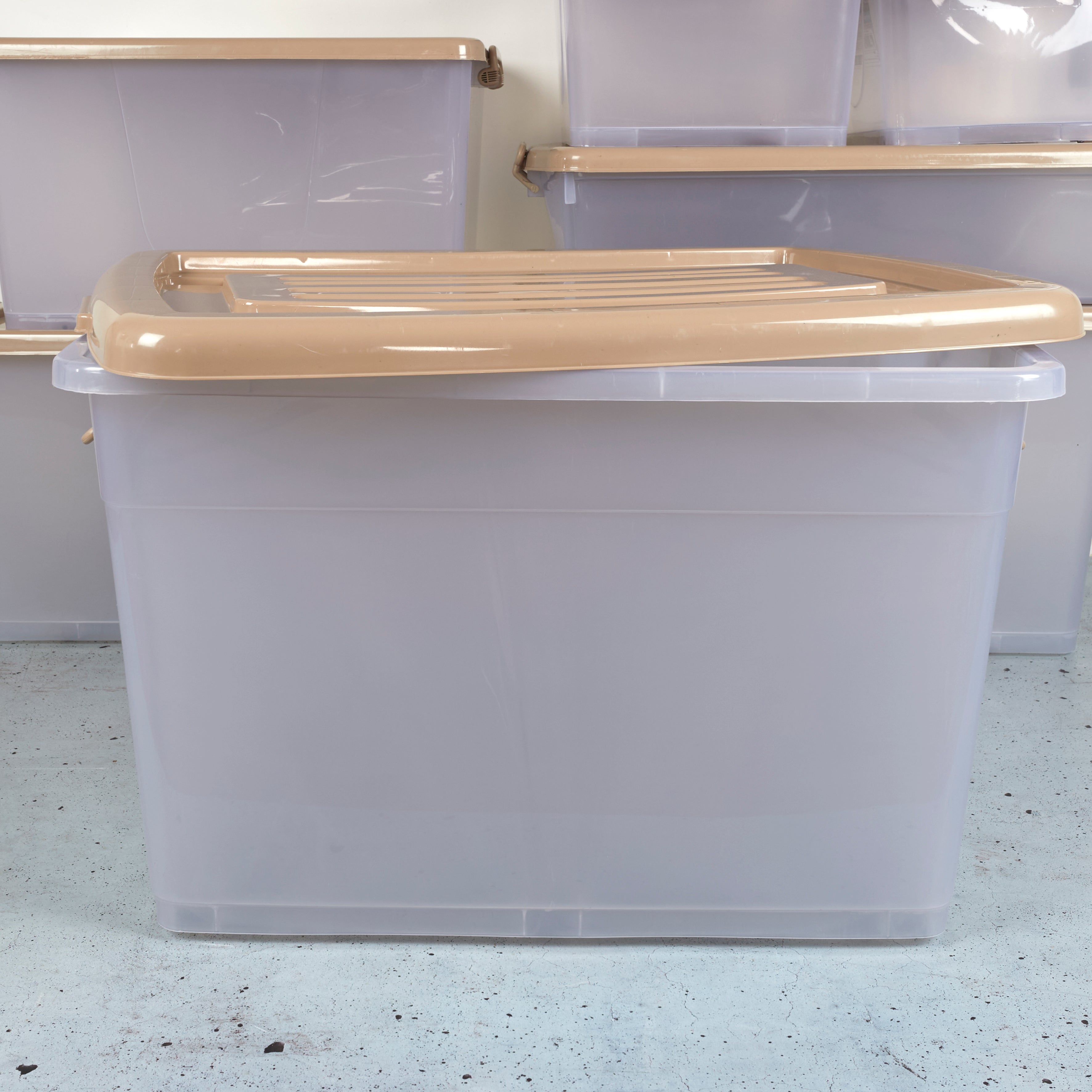 BOITE DE RANGEMENT PLASTIQUE 120L