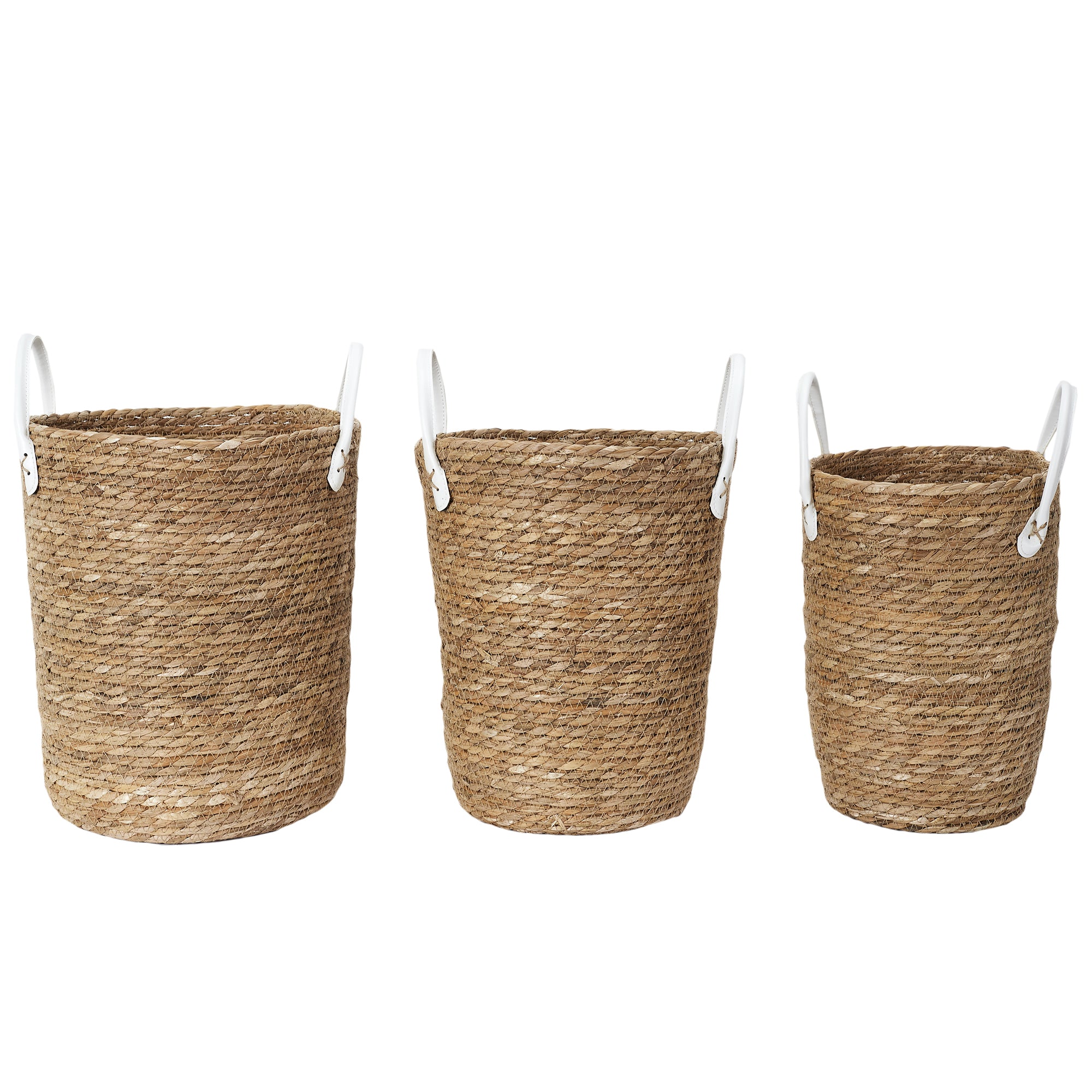 PANIER TRESSE ANSES SIMILI X3
