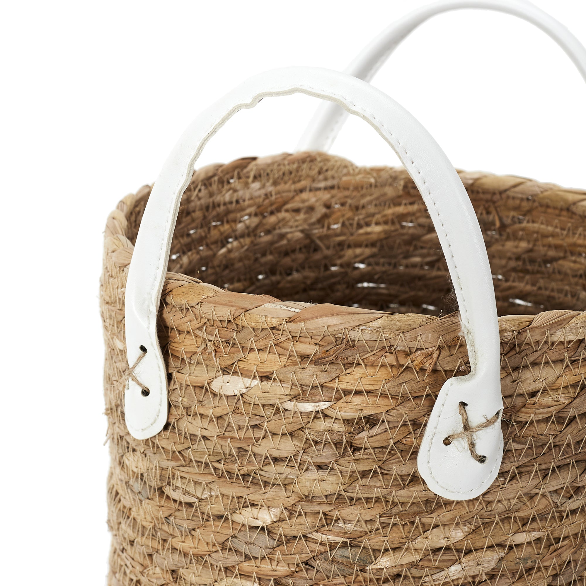 PANIER TRESSE ANSES SIMILI X3