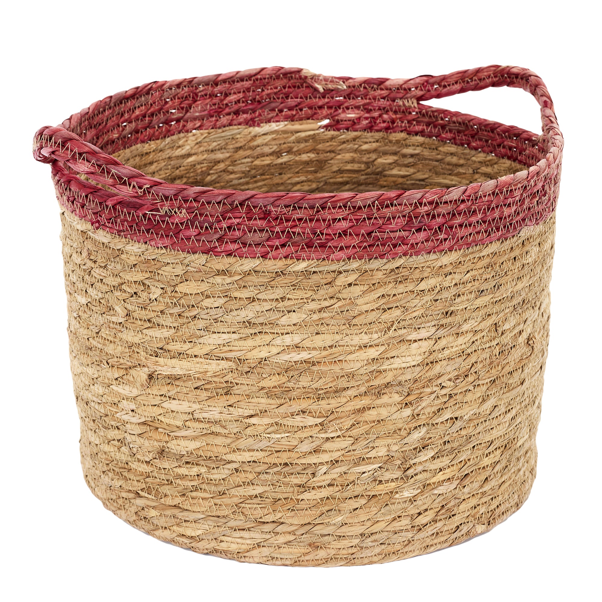 PANIER TRESSE BICOLORE X3