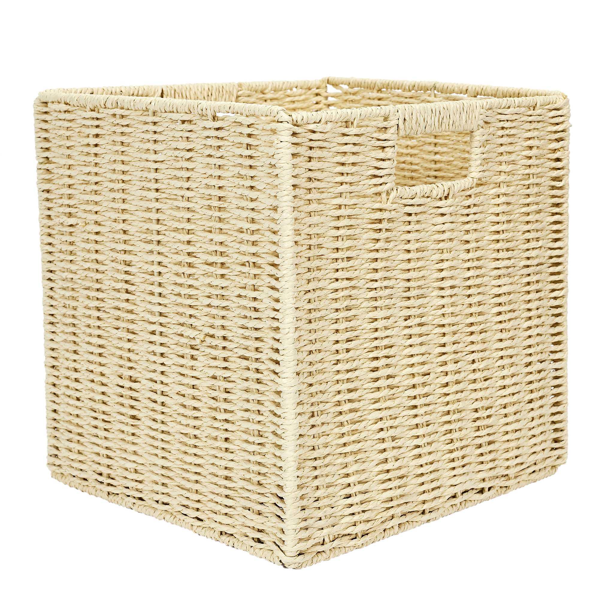 CUBE DE RANGEMENT TRESSE PLIABLE 30X30CM