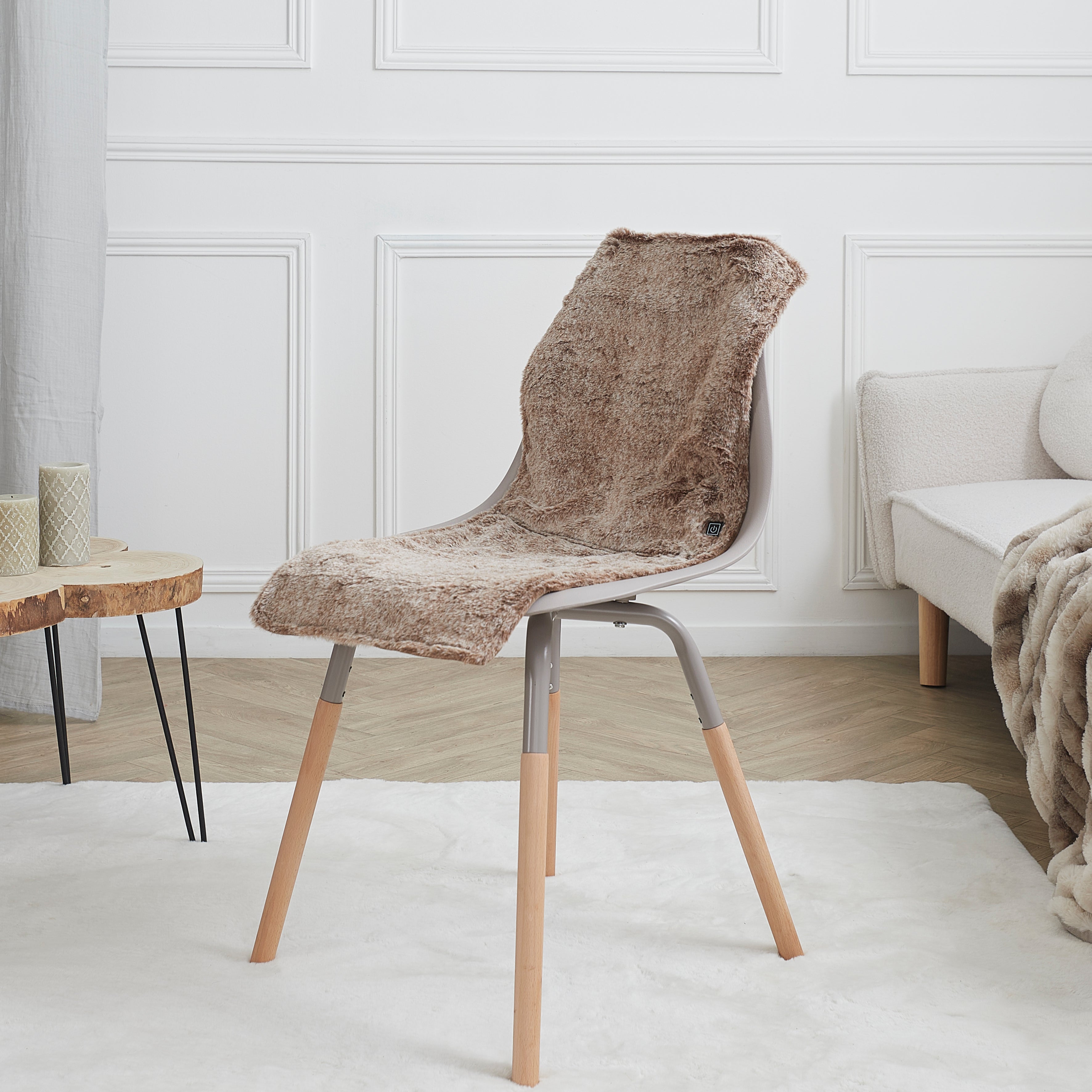 JETE DE CHAISE CHAUFFANT USB