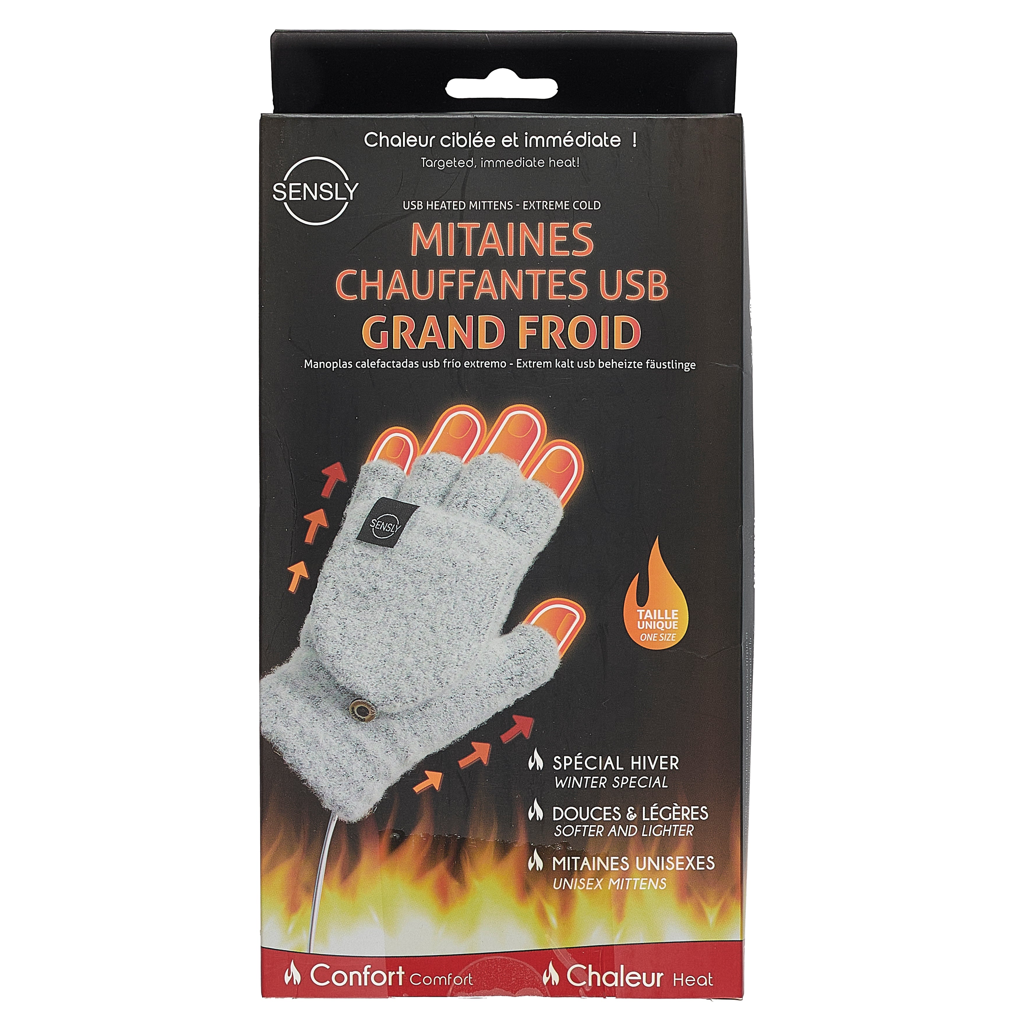 MITAINES CHAUFFANTES USB
