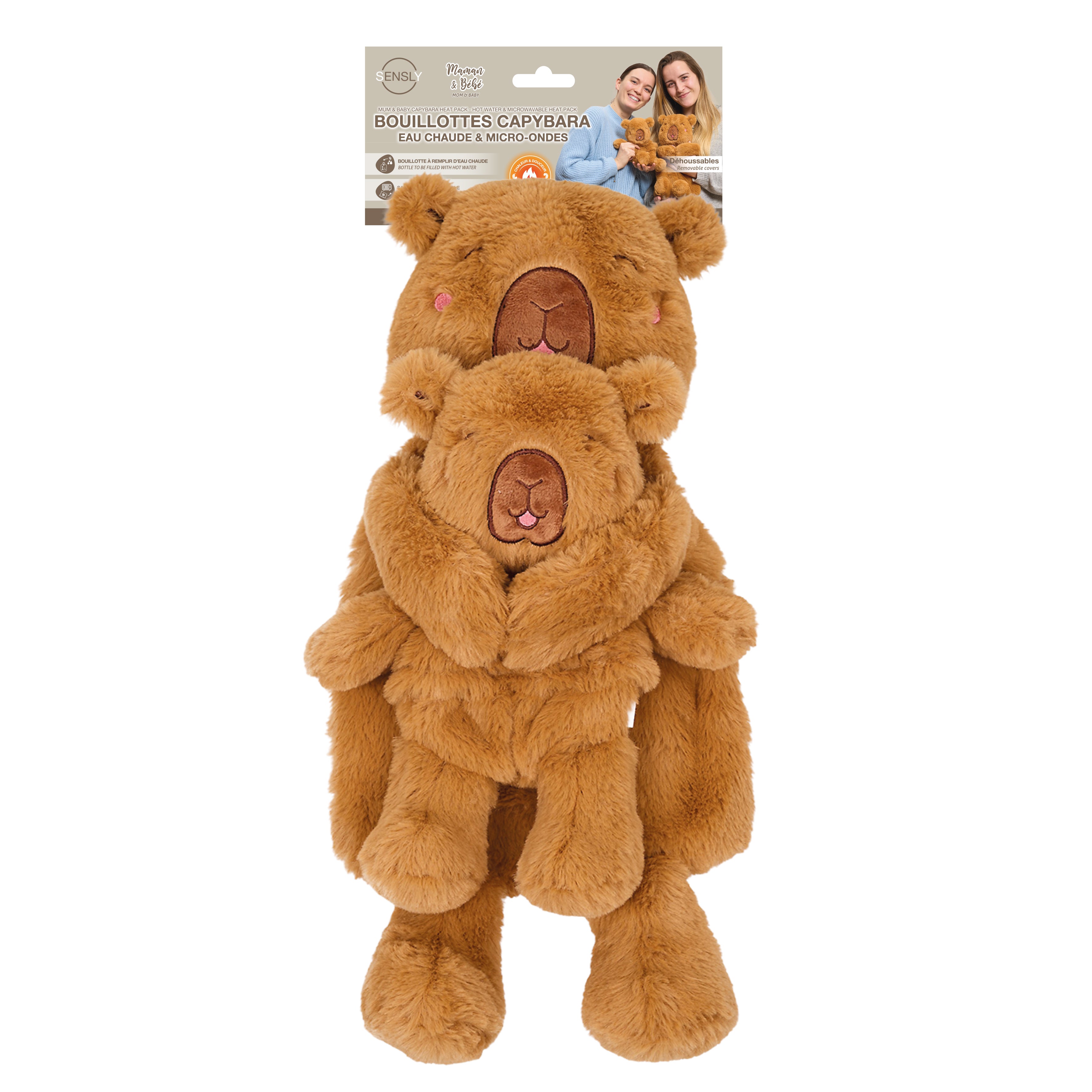 BOUILLOTTE MICRO ONDABLE MAMAN BEBE CAPYBARA