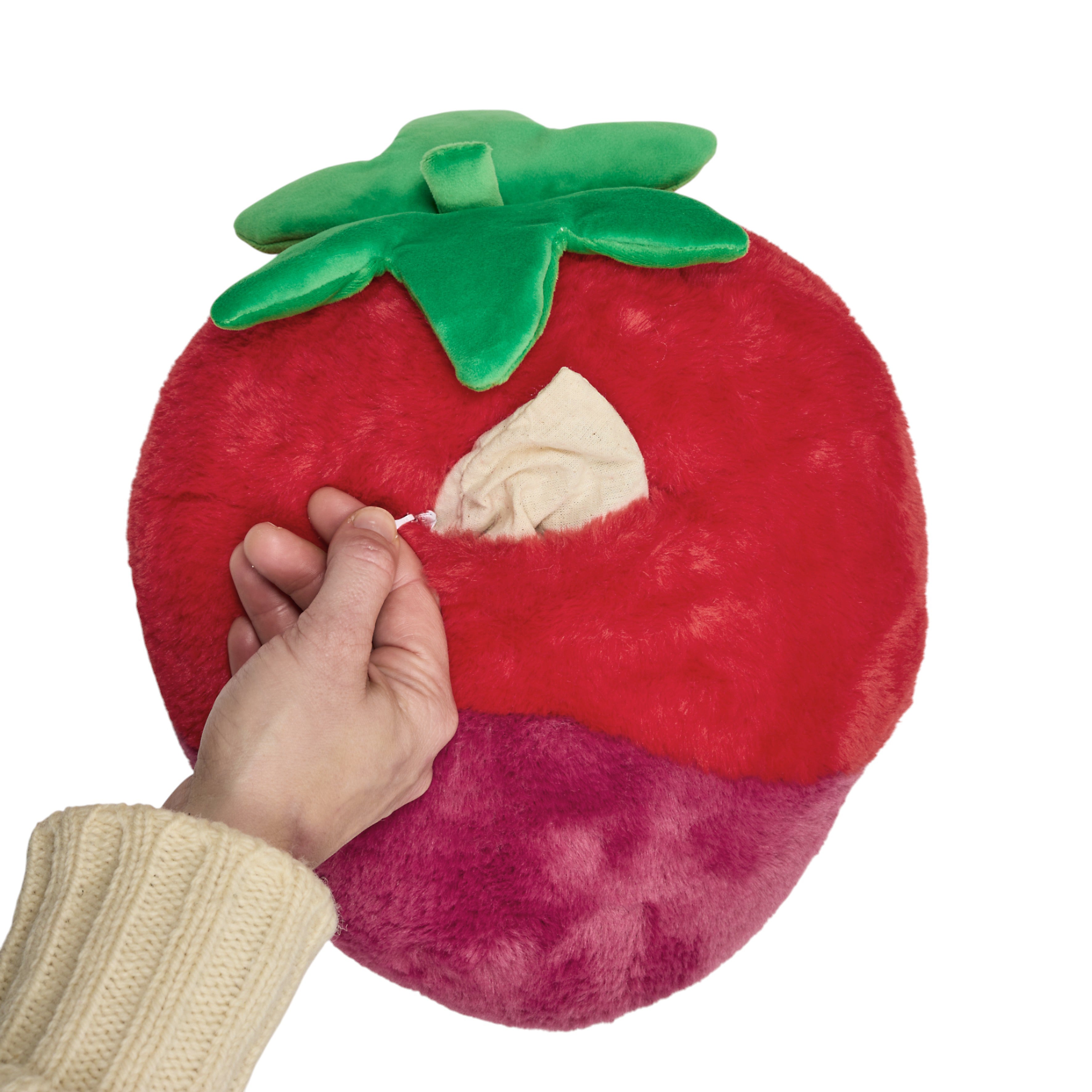 PELUCHE MICRO ONDABLE FRAISE KAWAII
