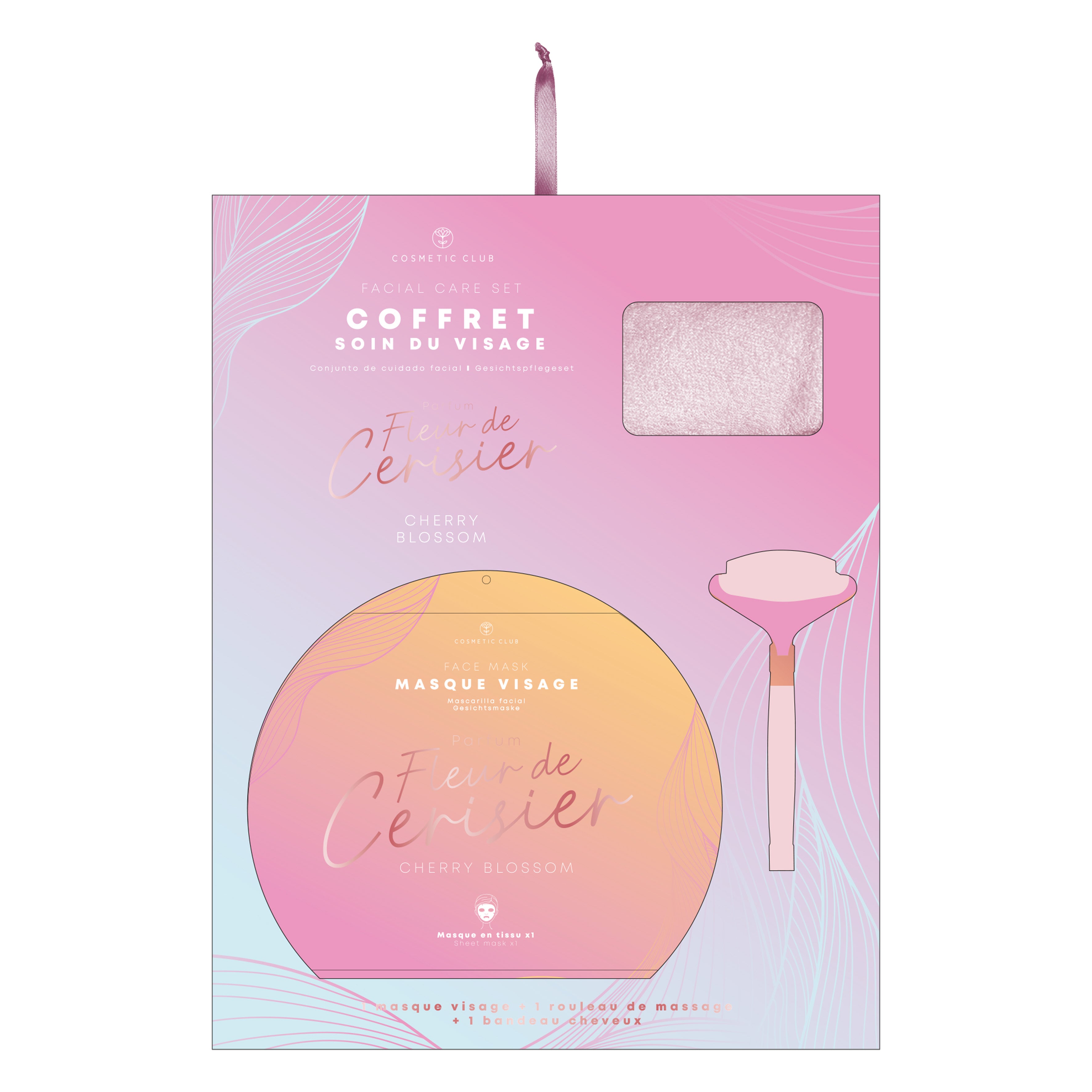 COFFRET SOIN DU VISAGE MASSEUR JADE ROSE
