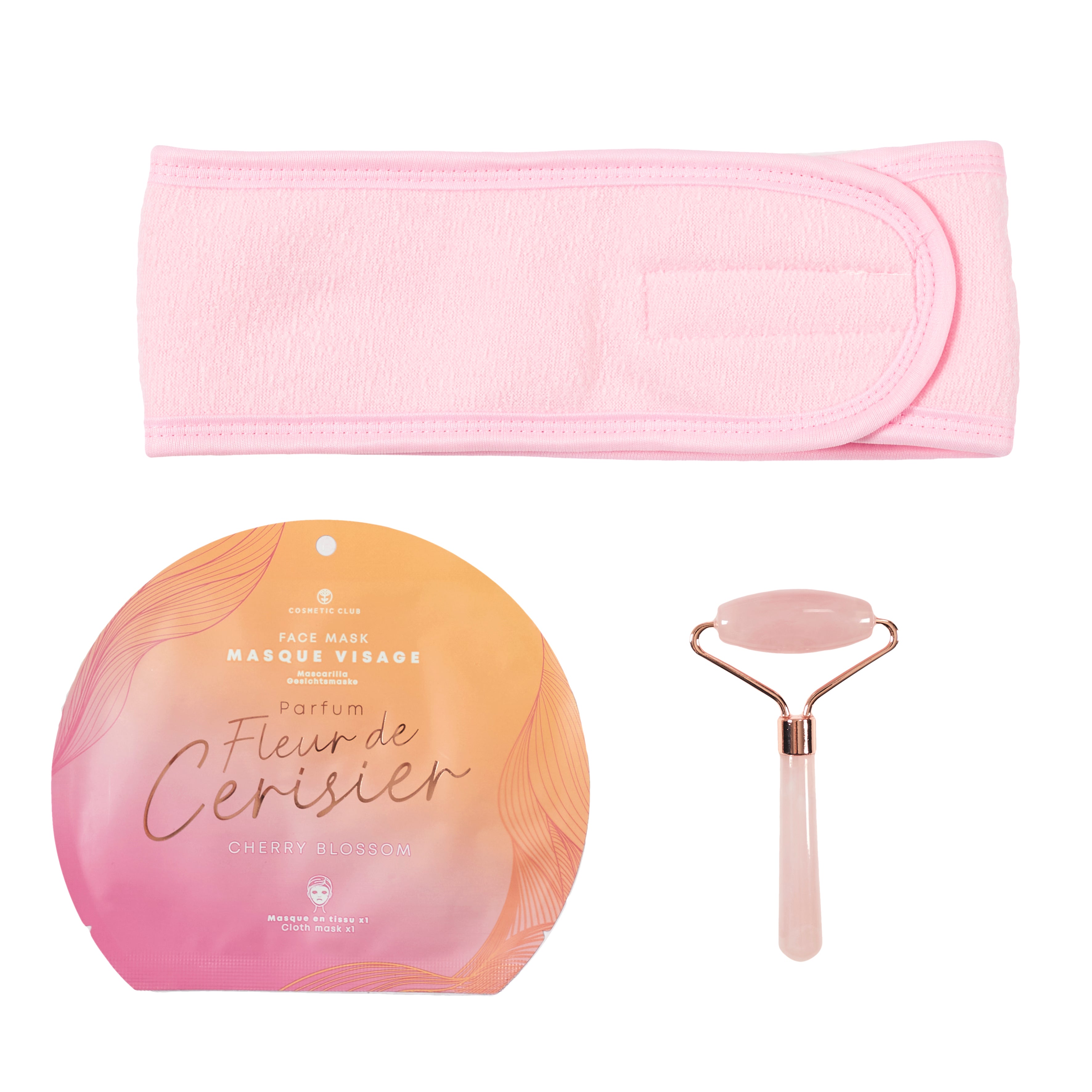 COFFRET SOIN DU VISAGE MASSEUR JADE ROSE