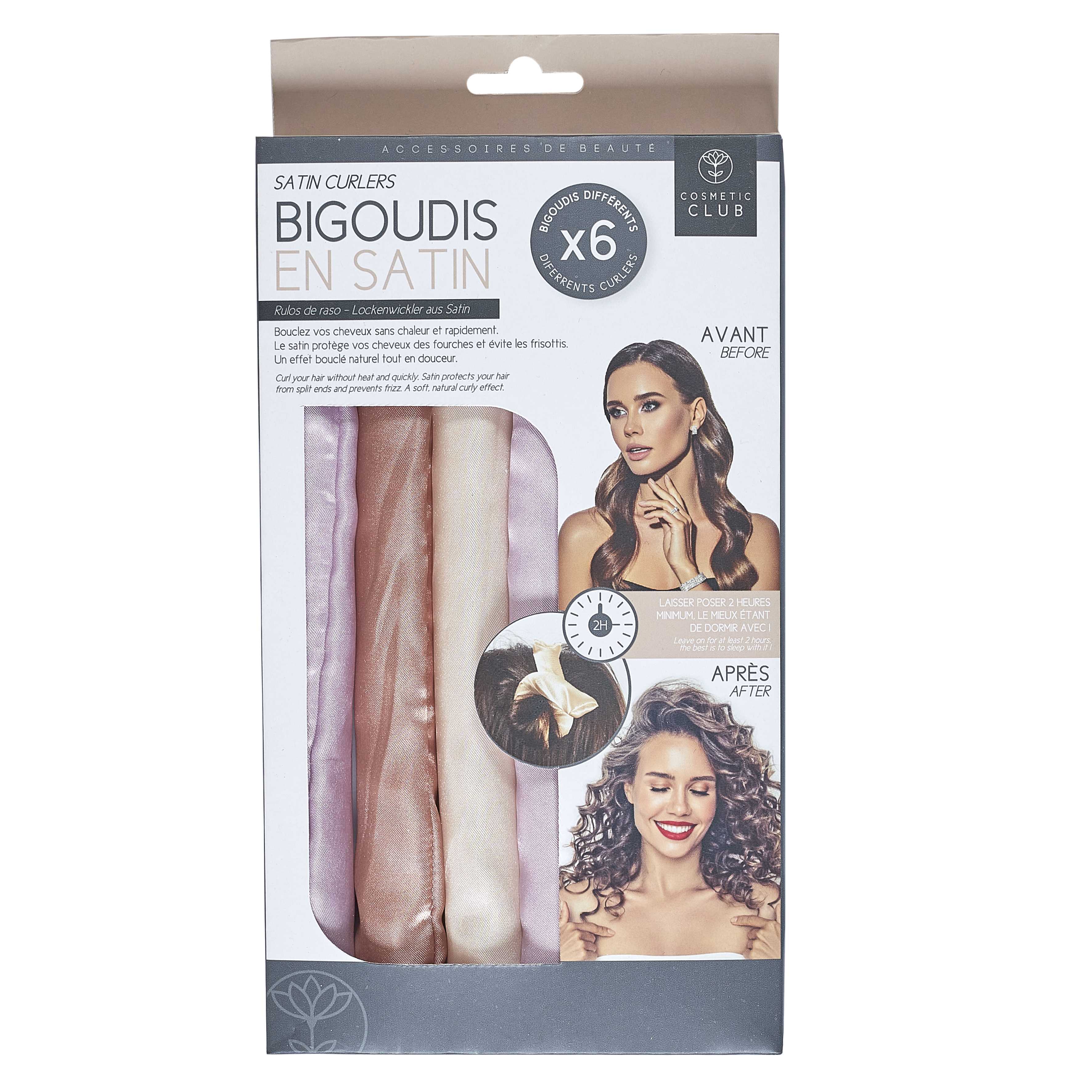 BIGOUDIS EN SATIN X6