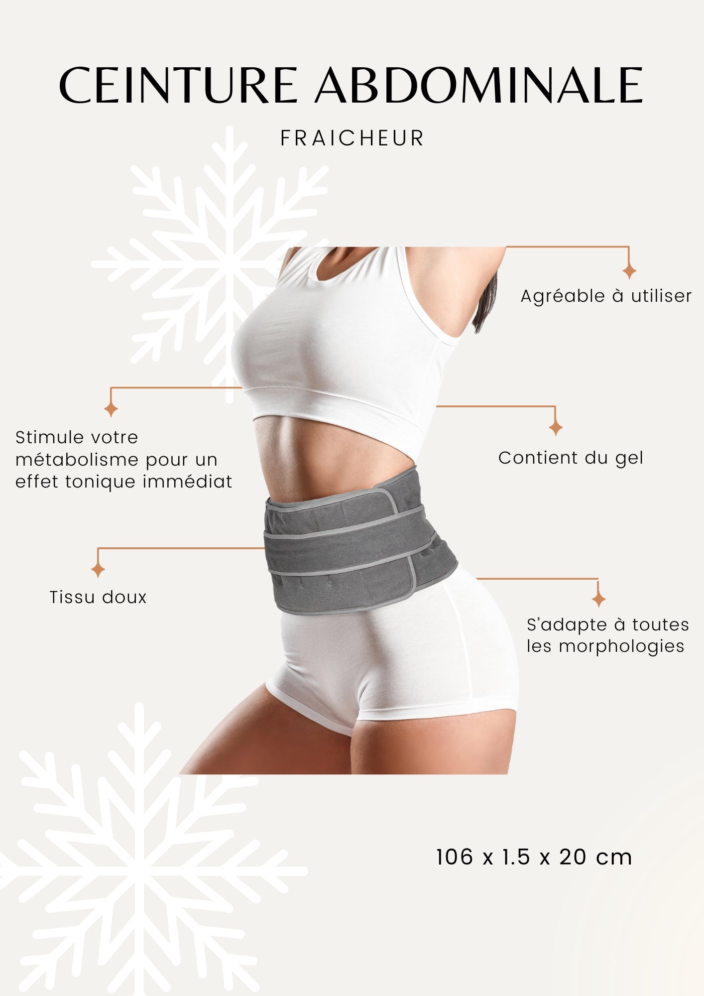 CEINTURE ABDOMINALE FRAICHEUR