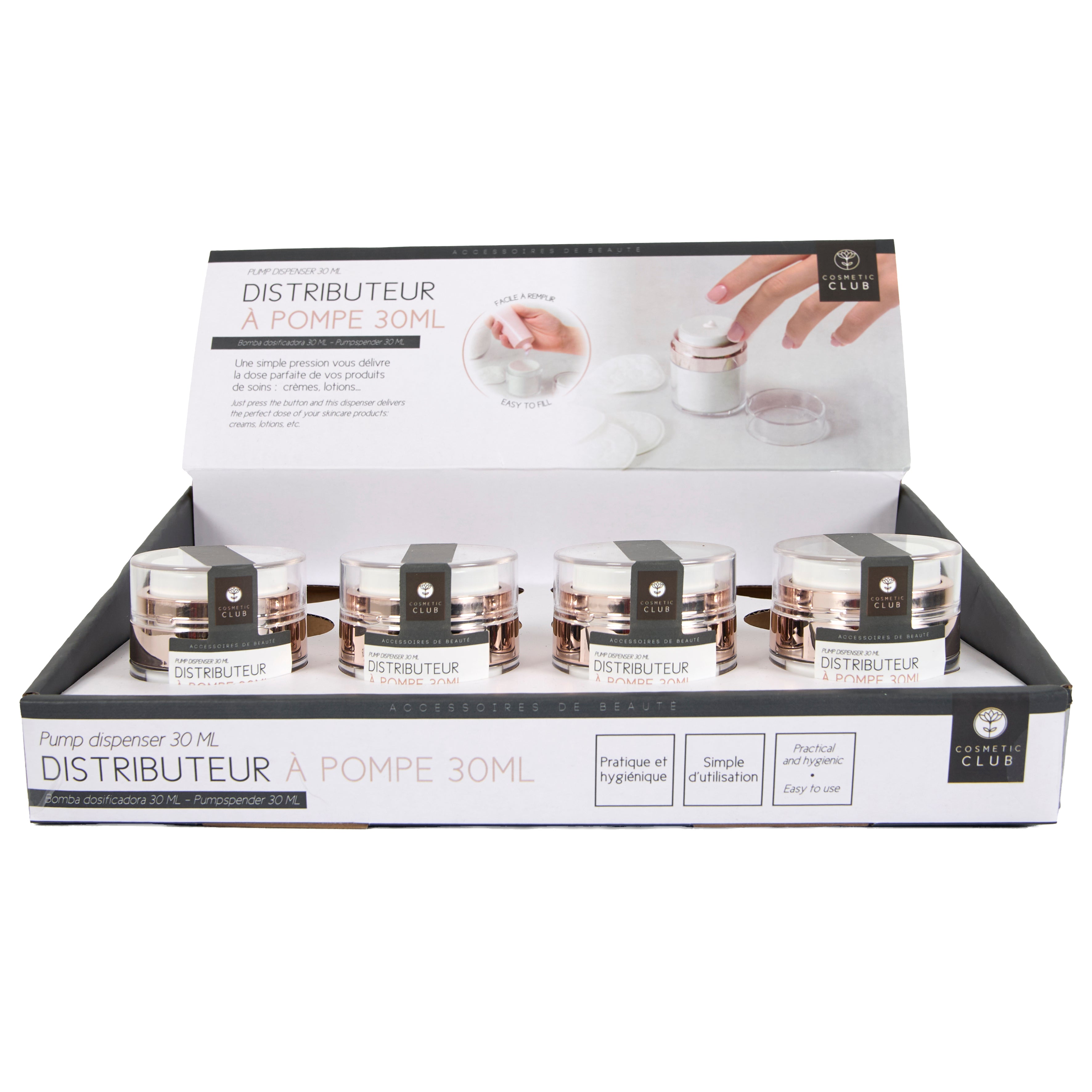 DISTRIBUTEUR A POMPE 30ML