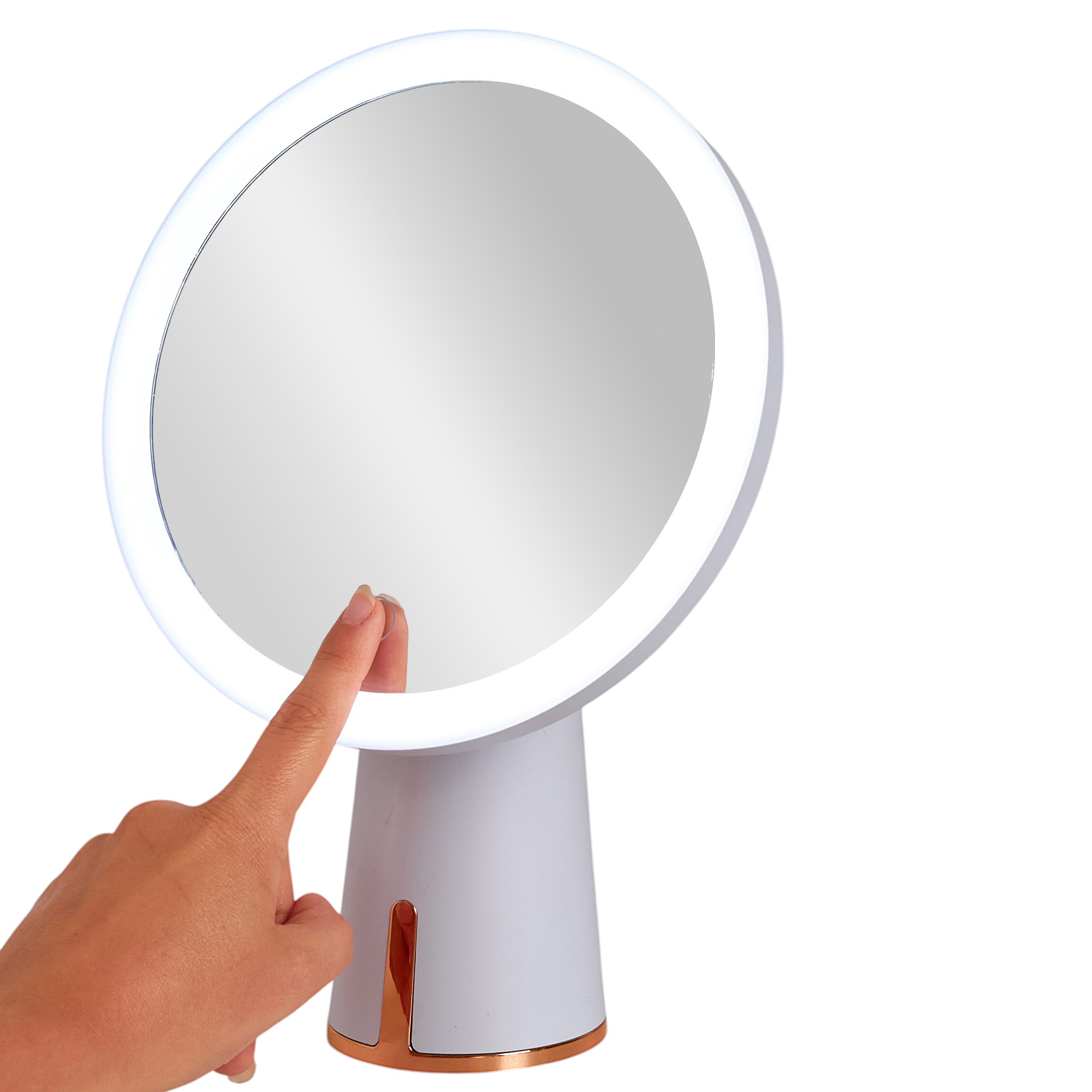 MIROIR LED DESIGN A PILES