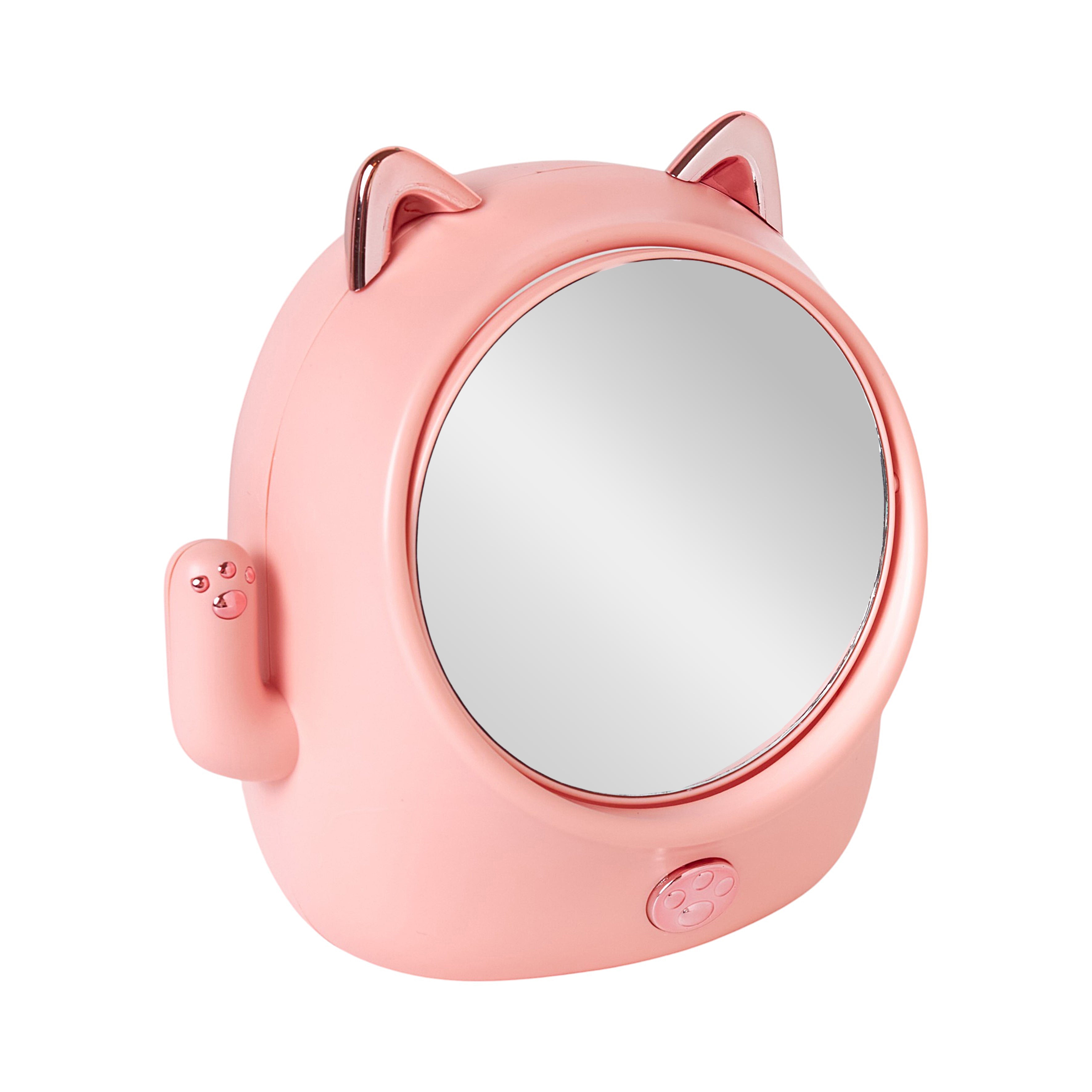 MIROIR DOUBLE FACE GROSSISSANT CHAT