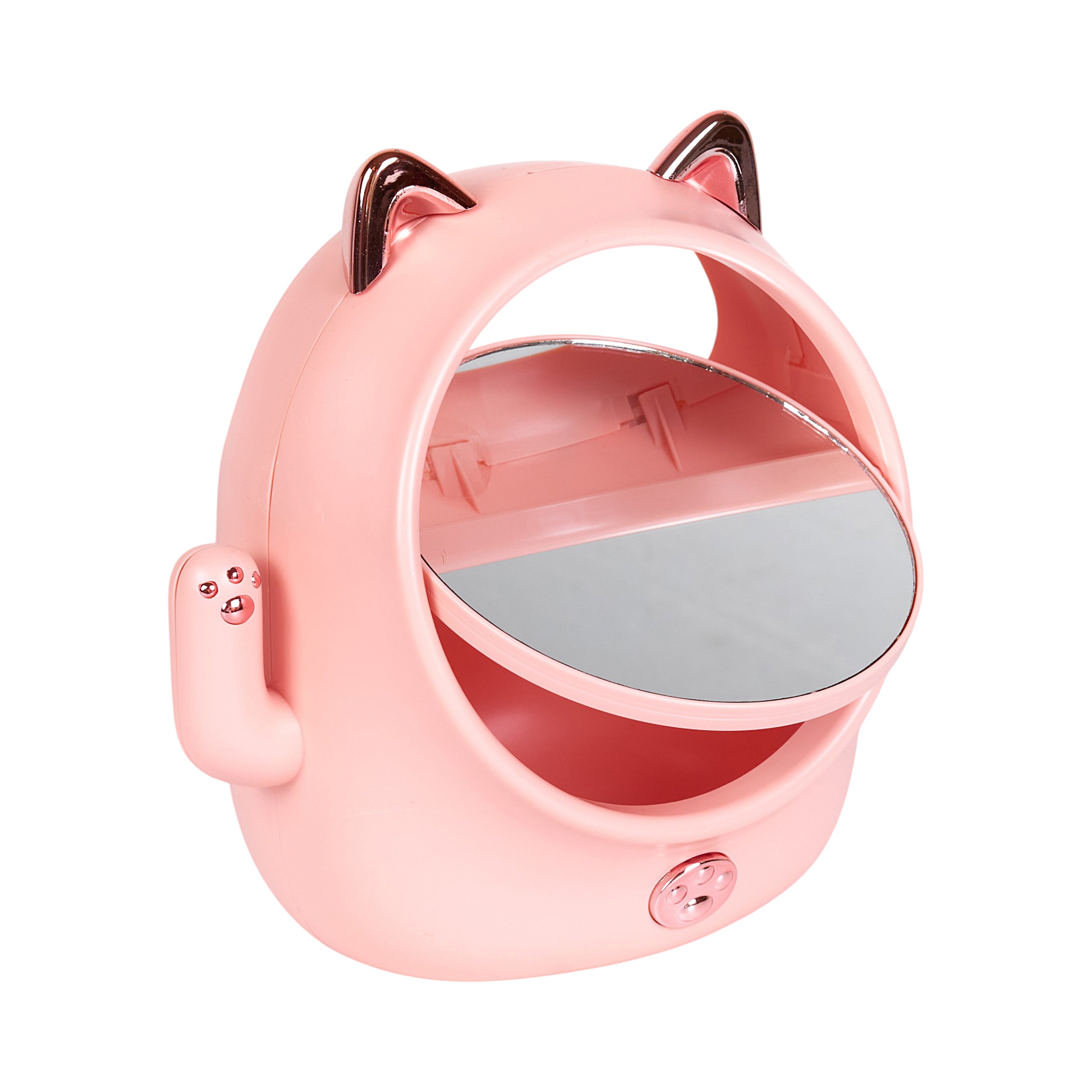 MIROIR DOUBLE FACE GROSSISSANT CHAT
