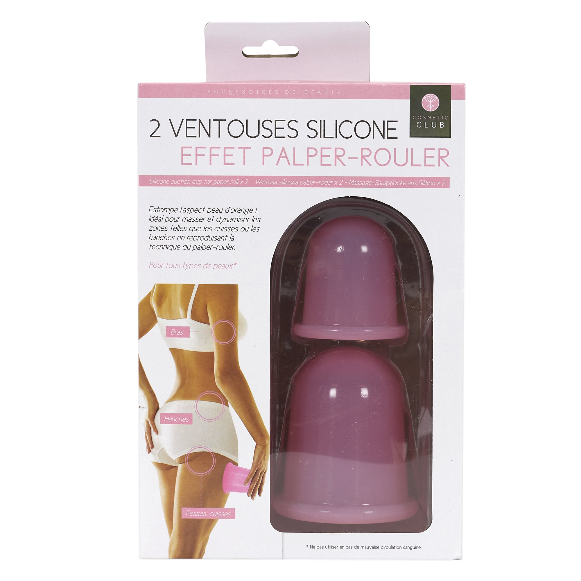 VENTOUSE SILICONE ANTI CELLULITE X2
