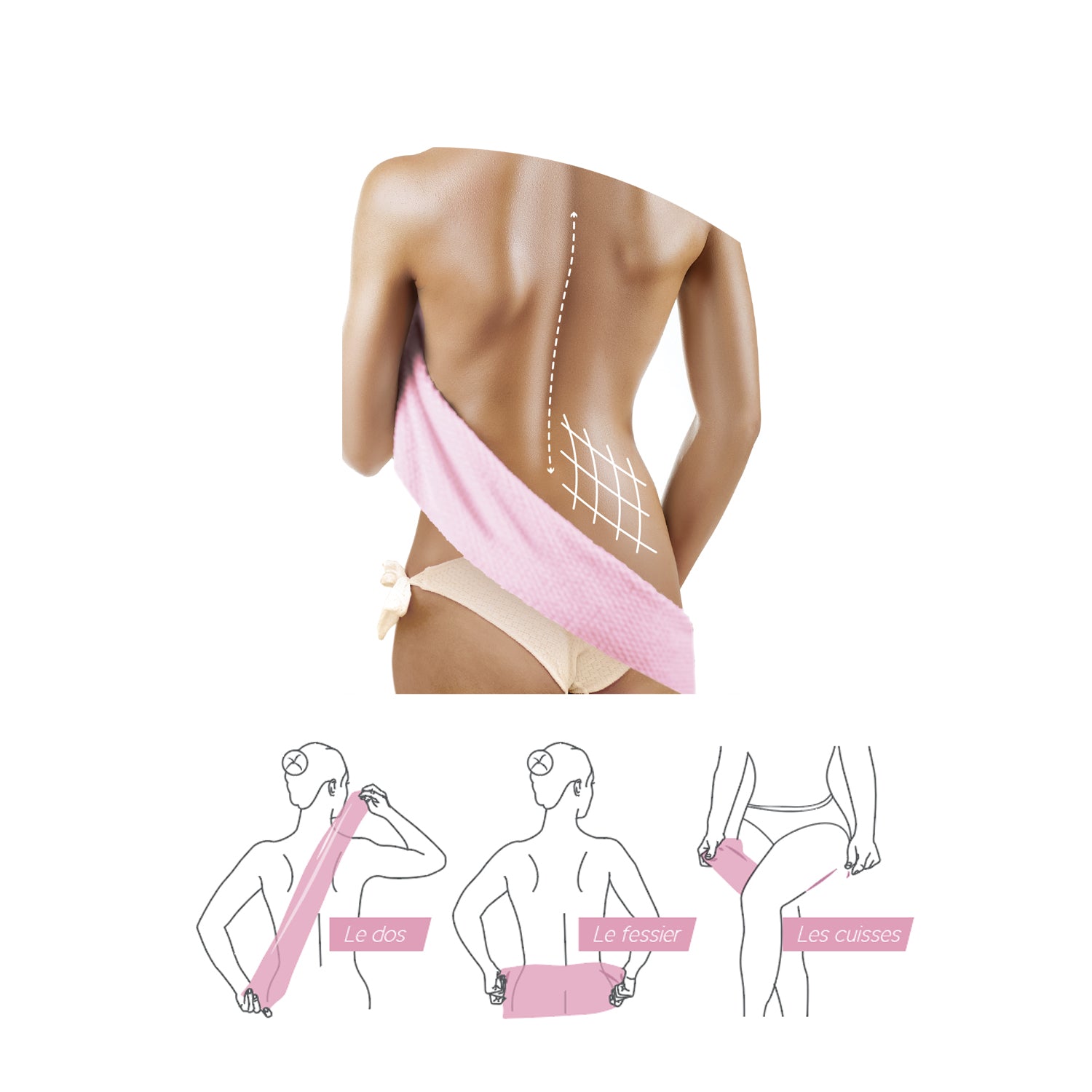BANDE EXFOLIANTE 37X19CM