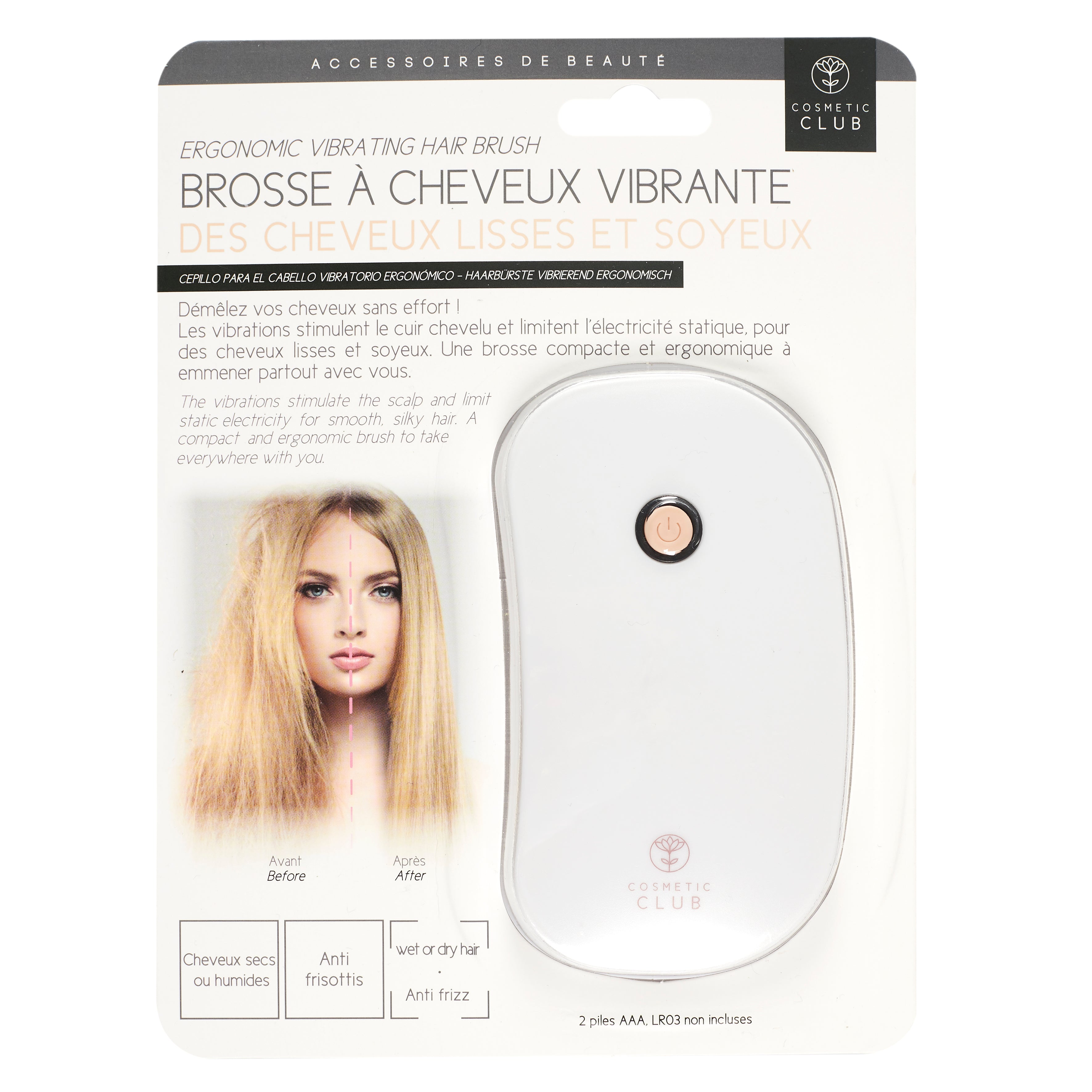BROSSE A CHEVEUX IONIQUE VIBRANTE