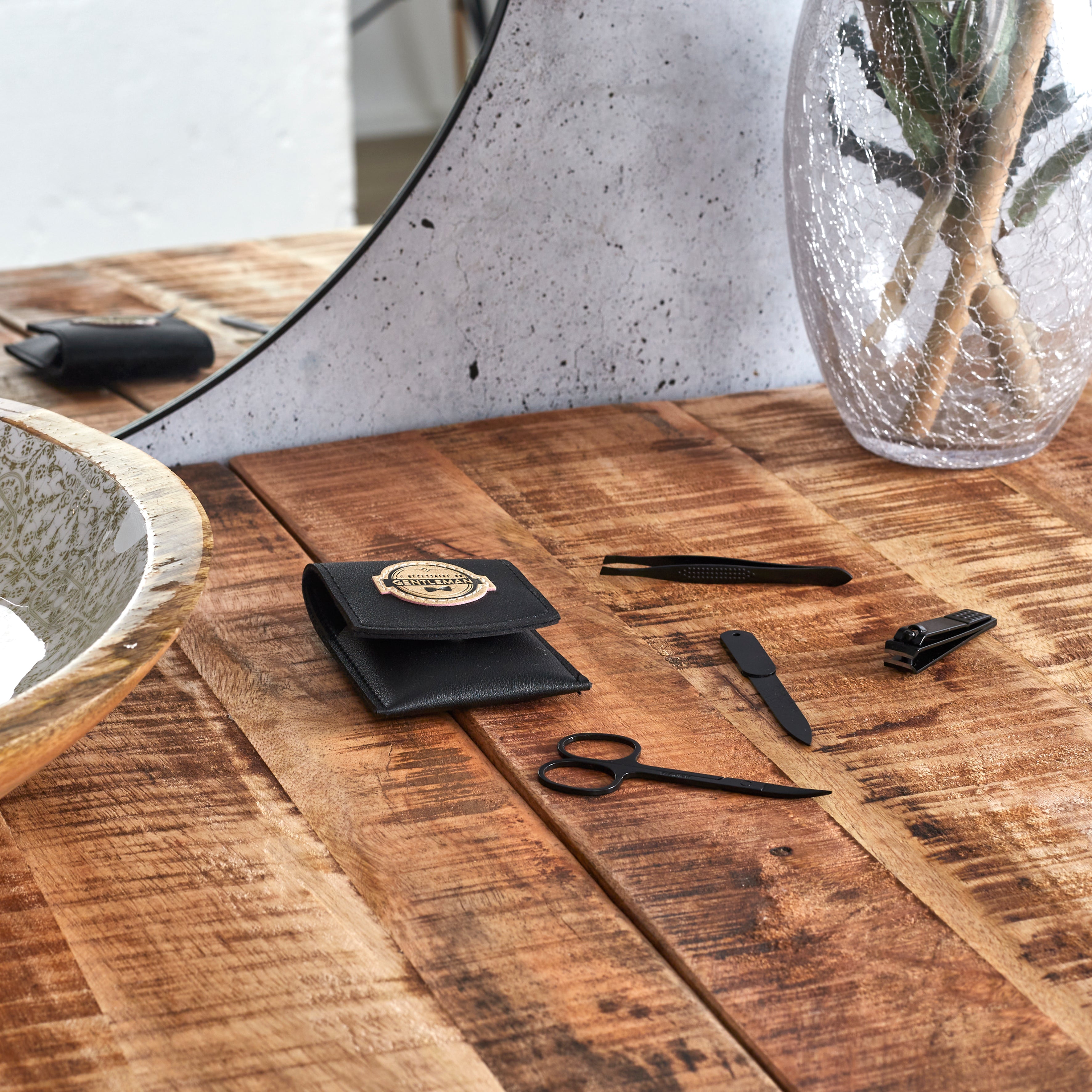 KIT MANUCURE HOMME 4 ACCESSOIRES