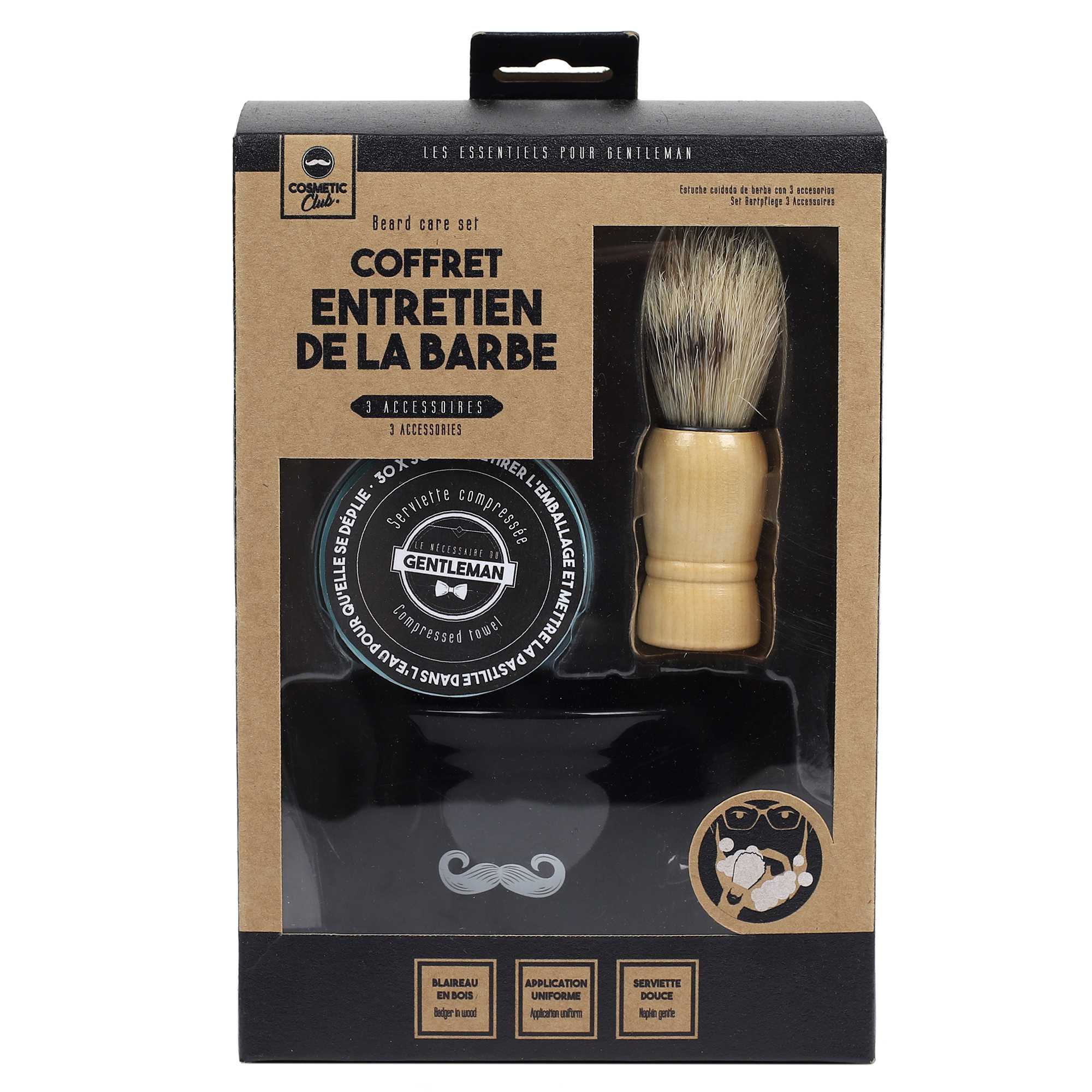 COFFRET ENTRETIEN BARBE 3 ACCESSOIRES