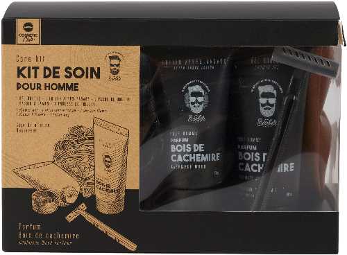 COFFRET SOIN CORPS HOMME 5 ACCESSOIRES