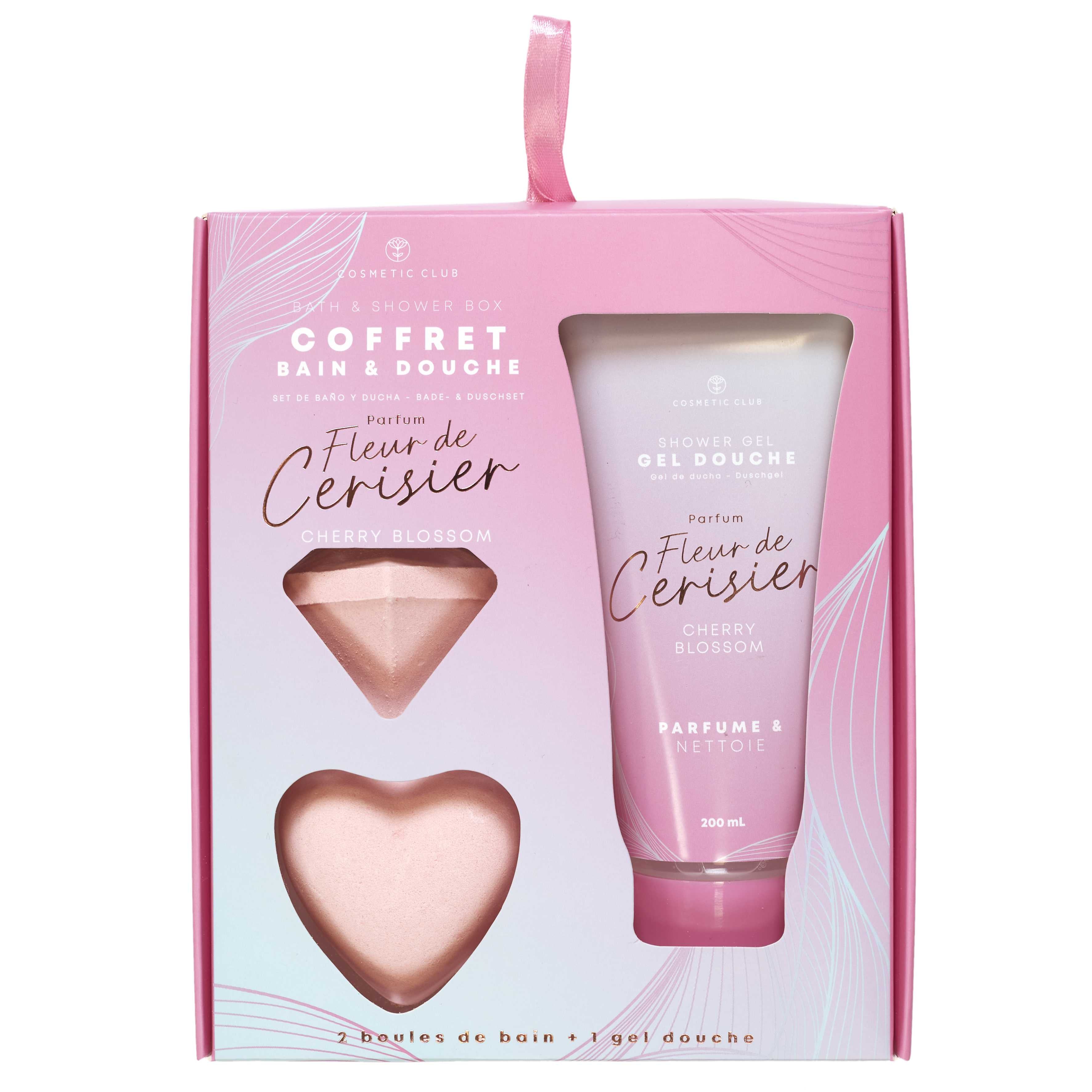 COFFRET BAIN FLEUR DE CERISIER 3 PRODUITS