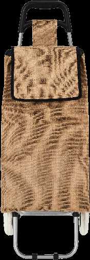 CHARIOT SHOPPING 2 ROUES EN JUTE