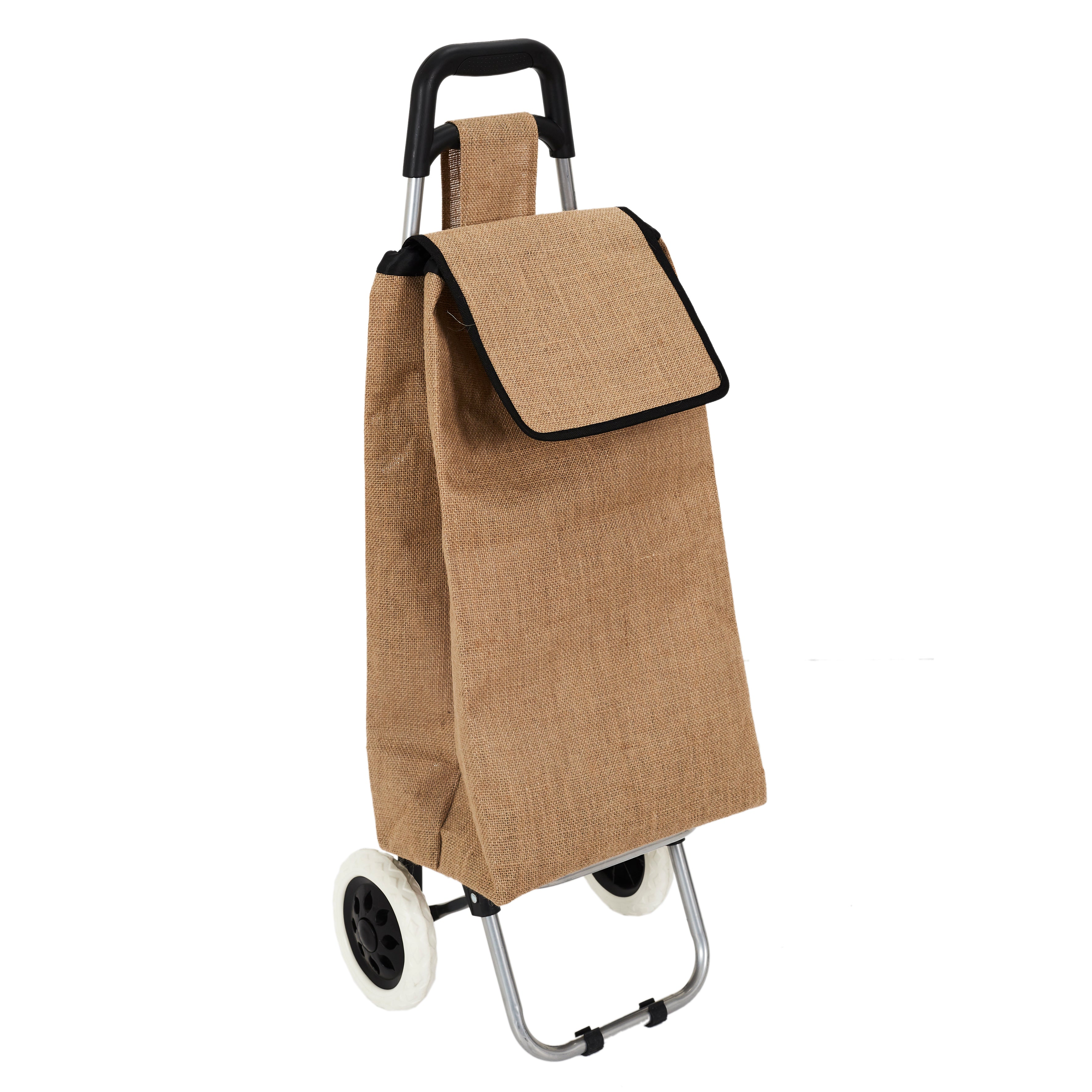 CHARIOT SHOPPING 2 ROUES EN JUTE