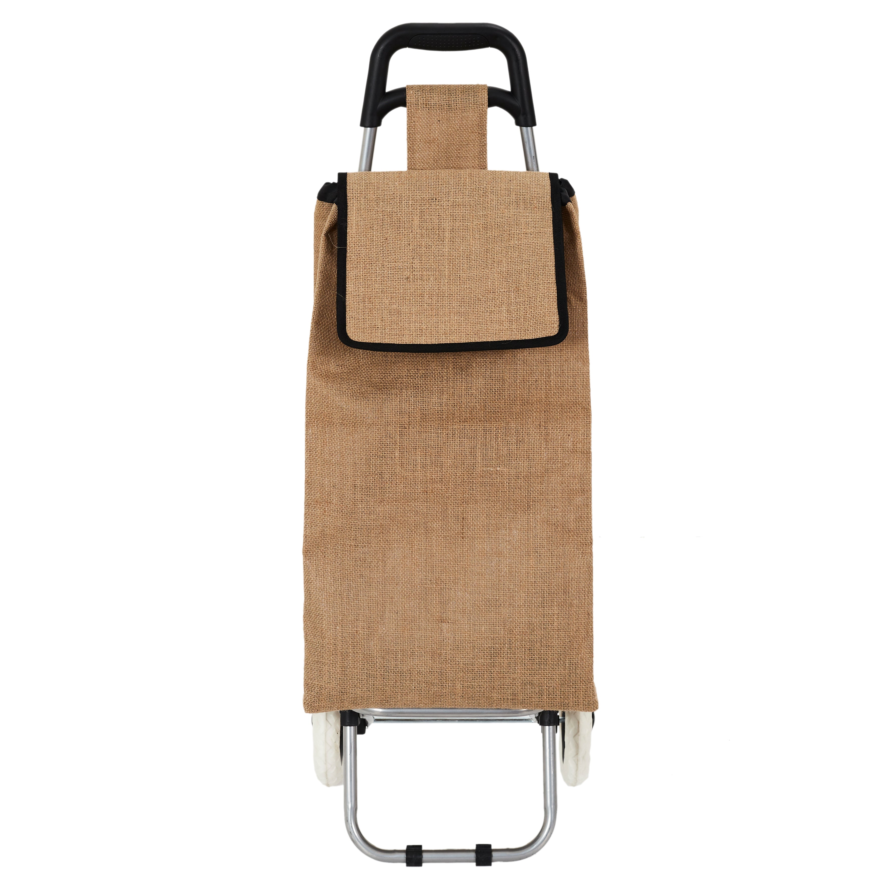 CHARIOT SHOPPING 2 ROUES EN JUTE