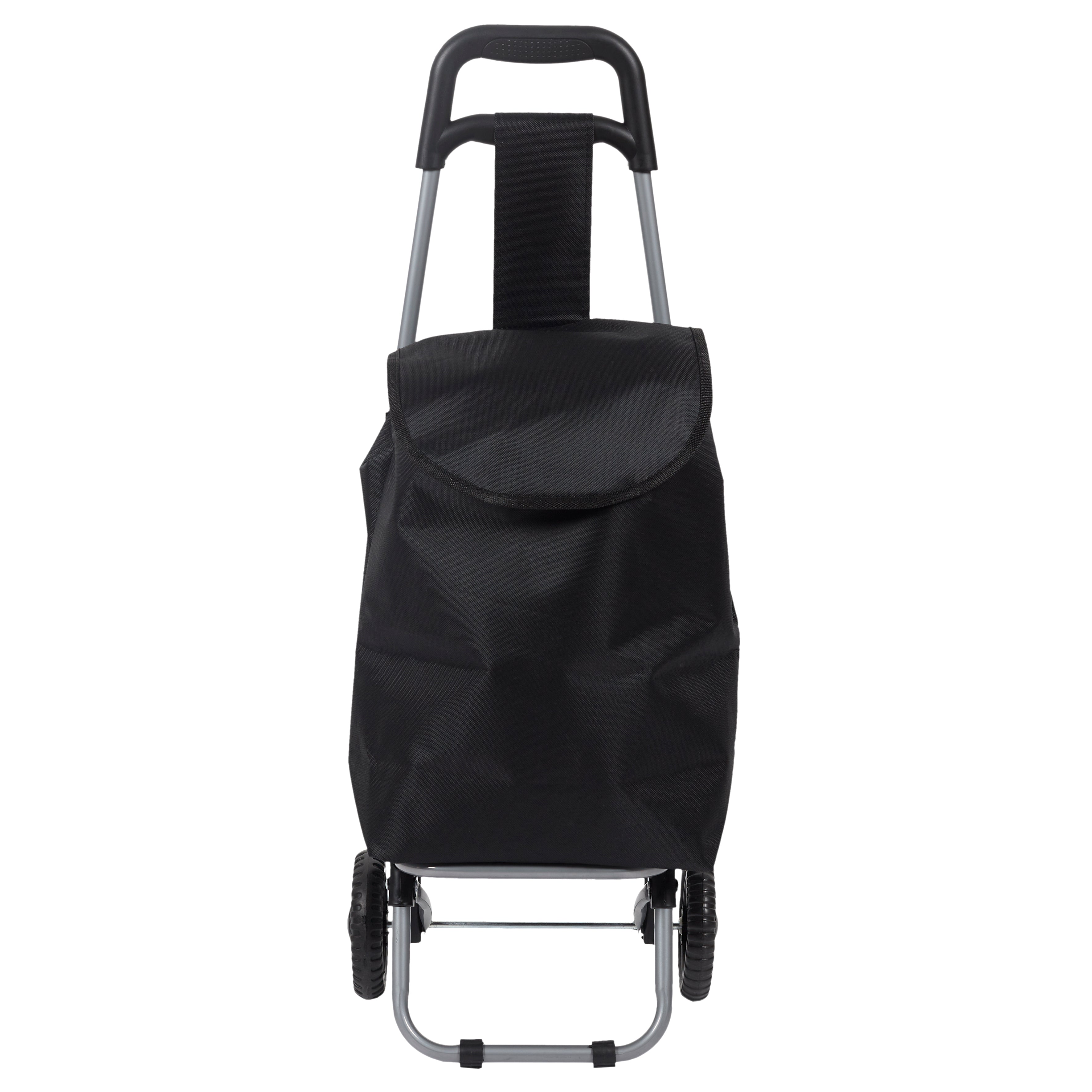 CHARIOT SHOPPING 2 ROUES NOIR
