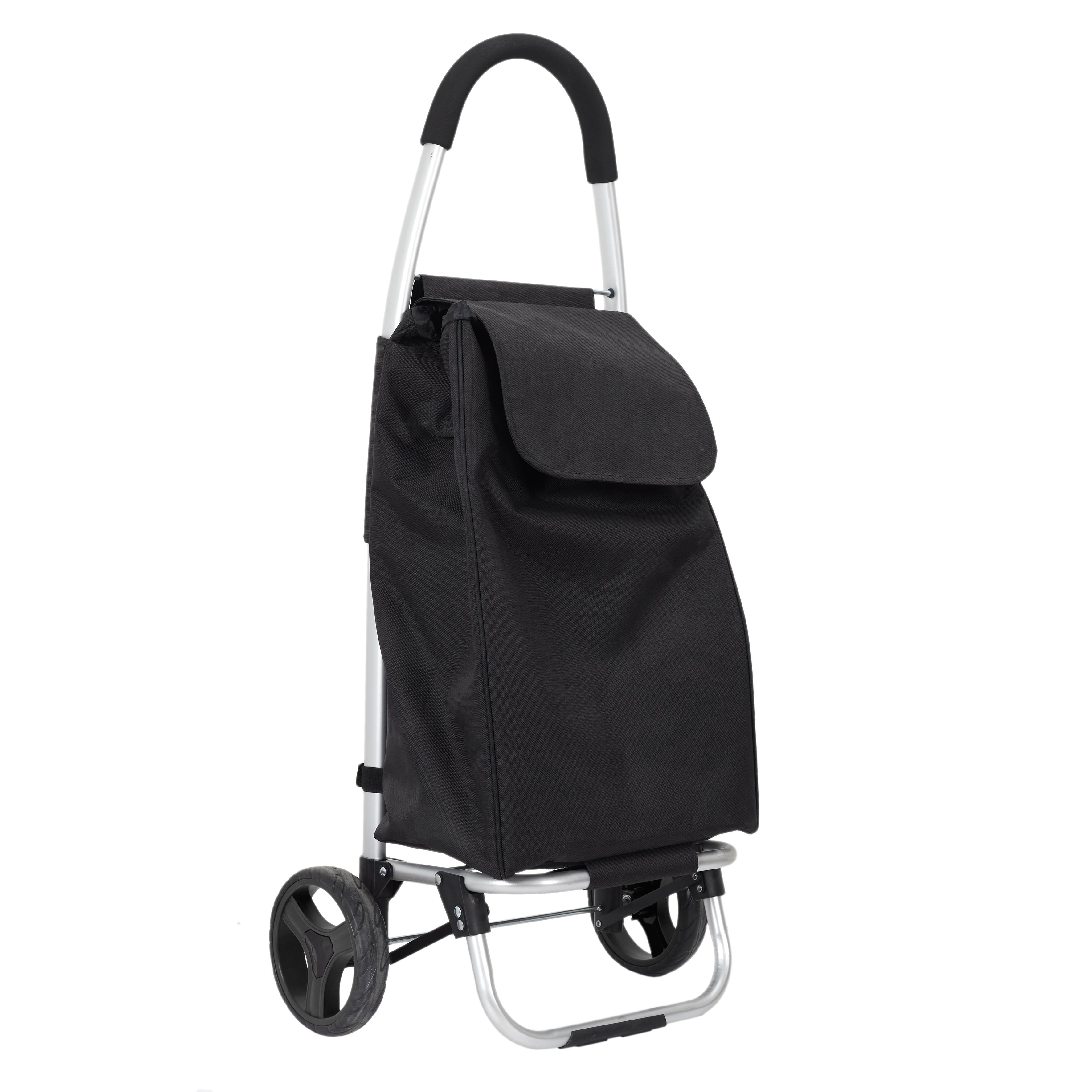 CHARIOT SHOPPING PLIABLE ALU GAIN DE PLACE 39L
