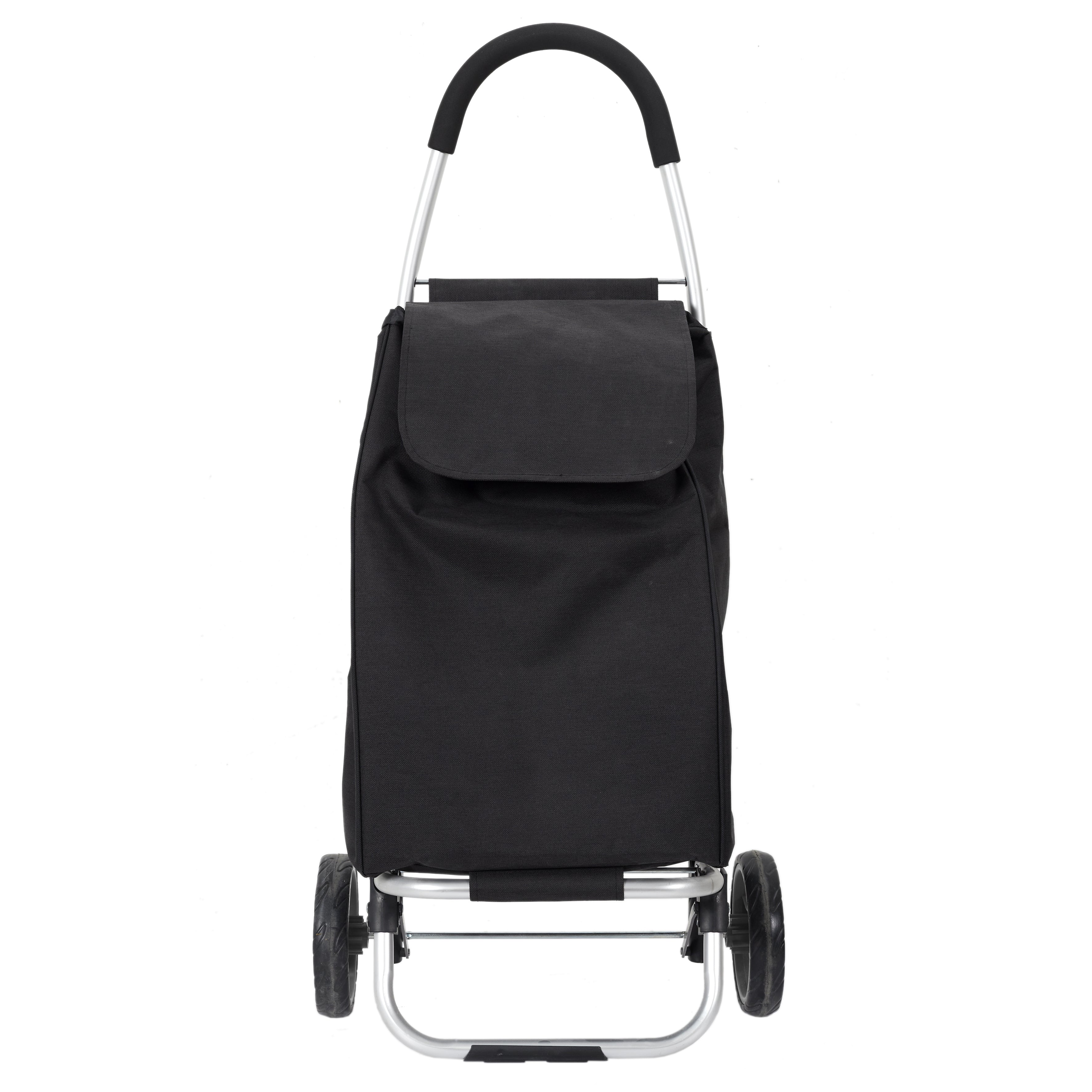 CHARIOT SHOPPING PLIABLE ALU GAIN DE PLACE 39L