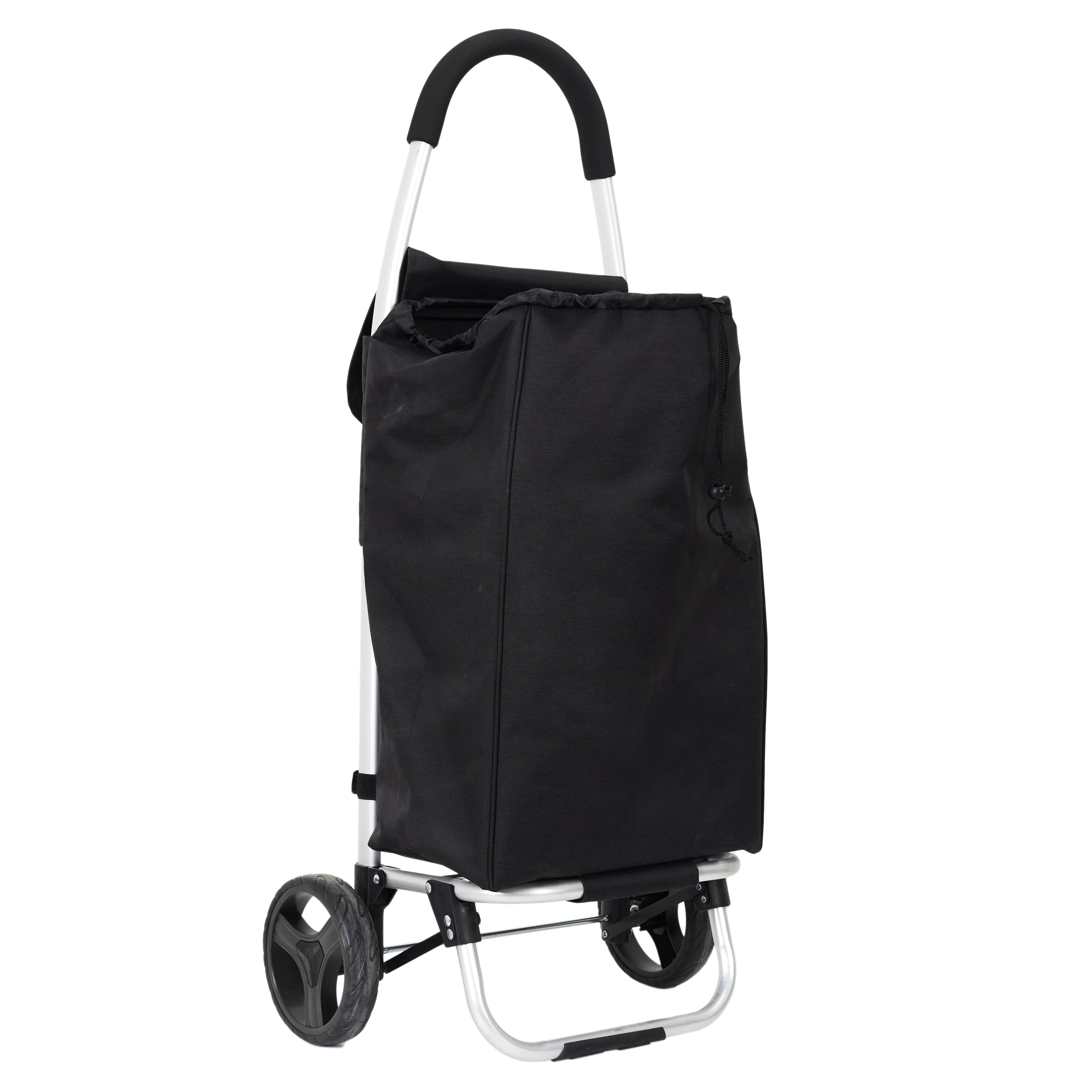 CHARIOT SHOPPING PLIABLE ALU GAIN DE PLACE 39L