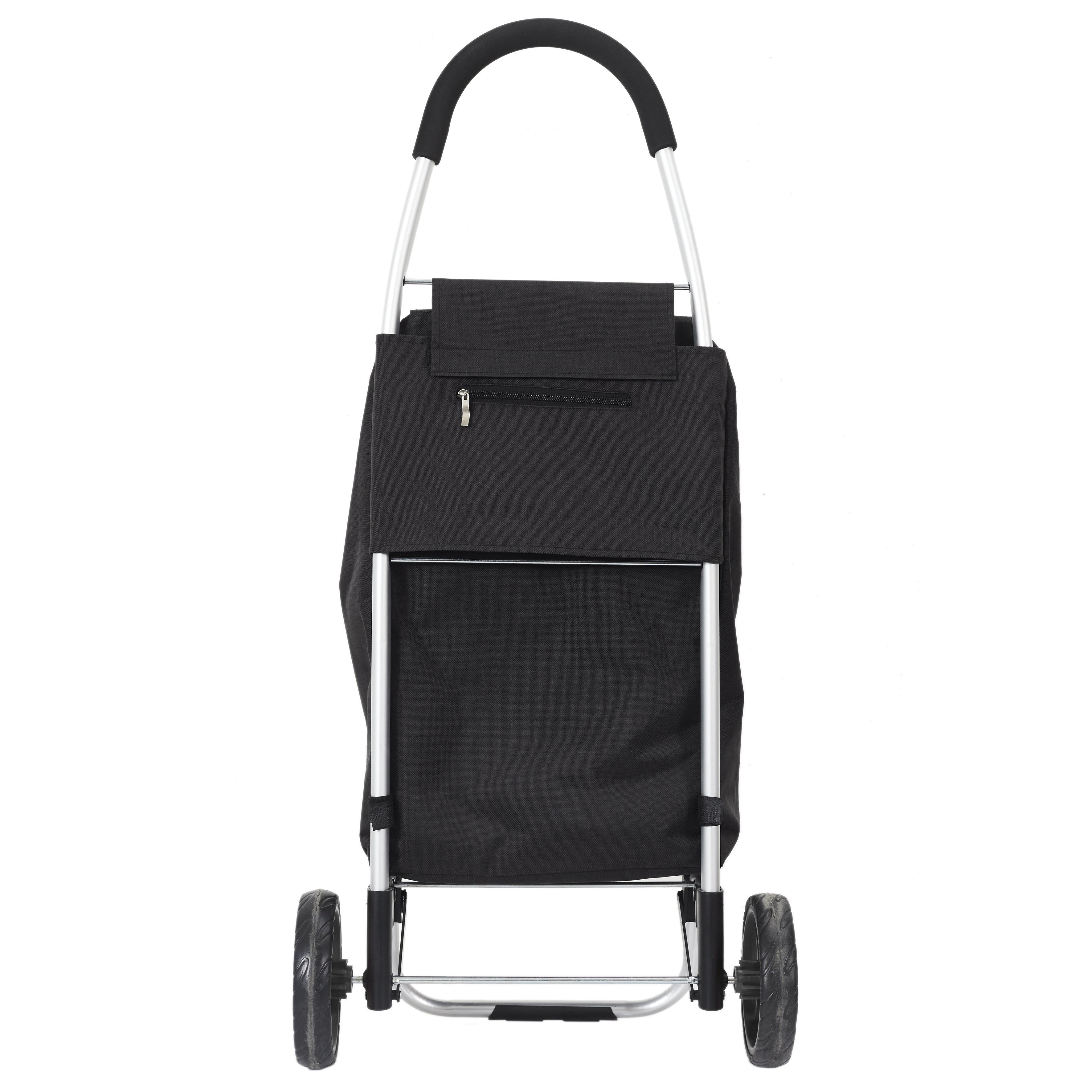 CHARIOT SHOPPING PLIABLE ALU GAIN DE PLACE 39L
