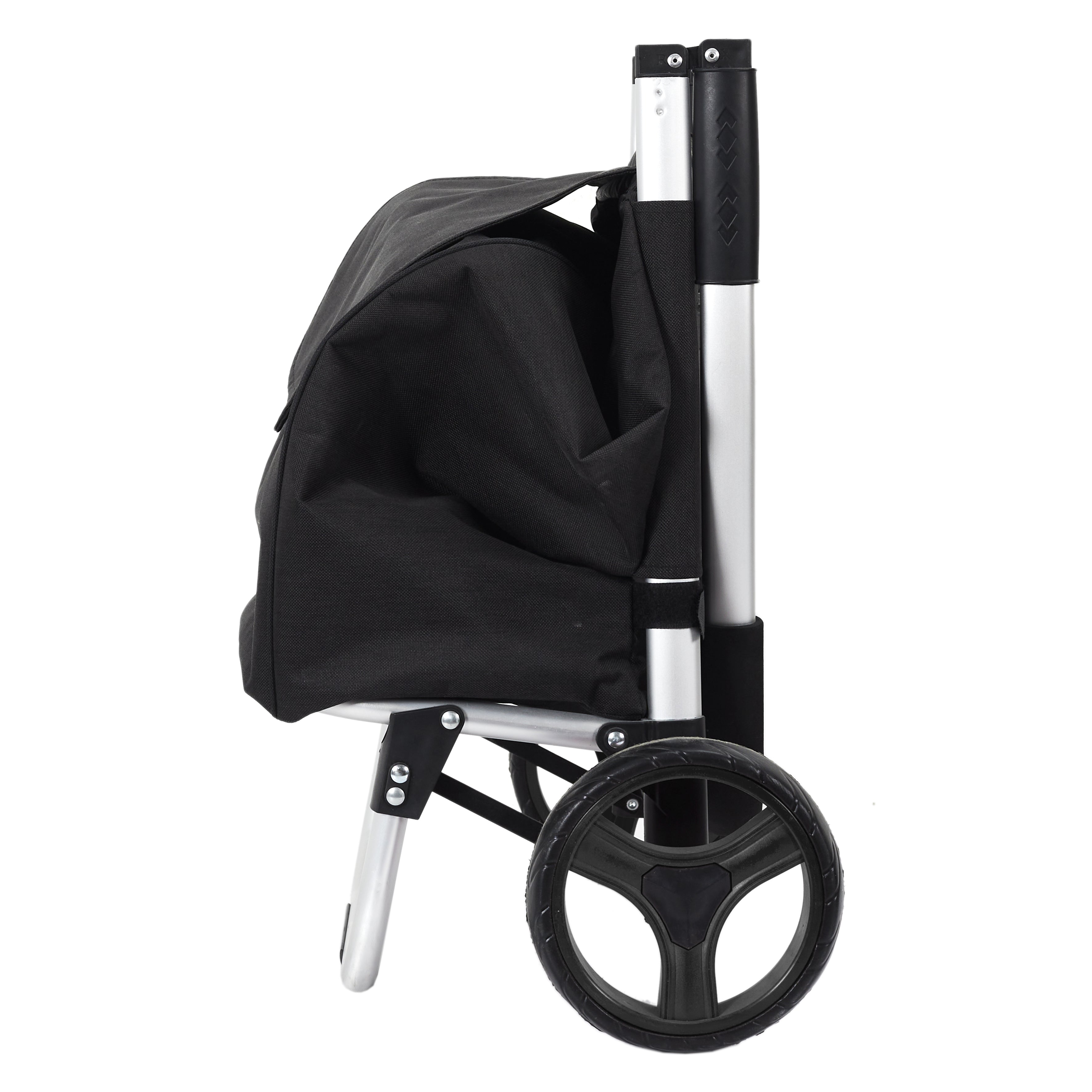 CHARIOT SHOPPING PLIABLE ALU GAIN DE PLACE 39L