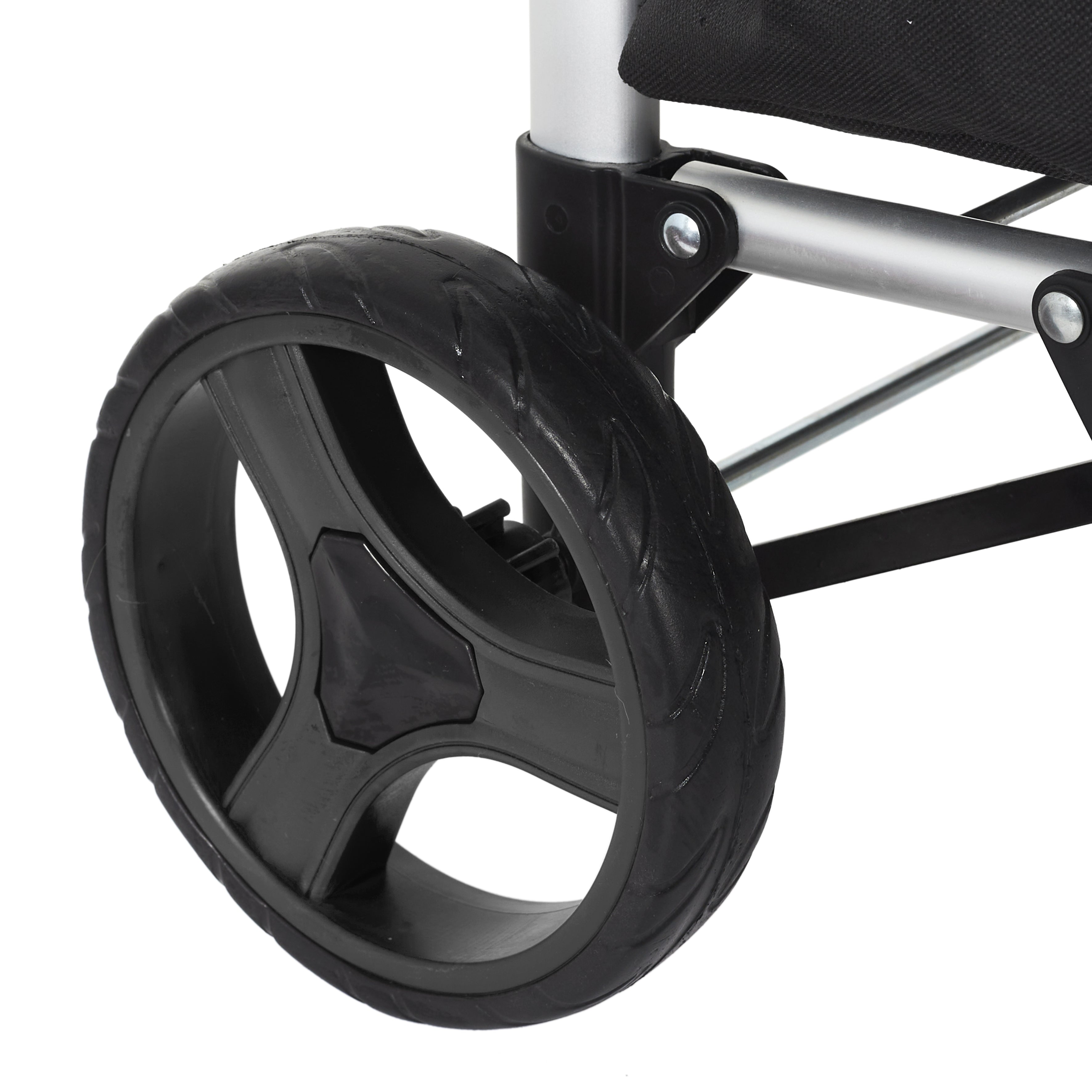 CHARIOT SHOPPING PLIABLE ALU GAIN DE PLACE 39L