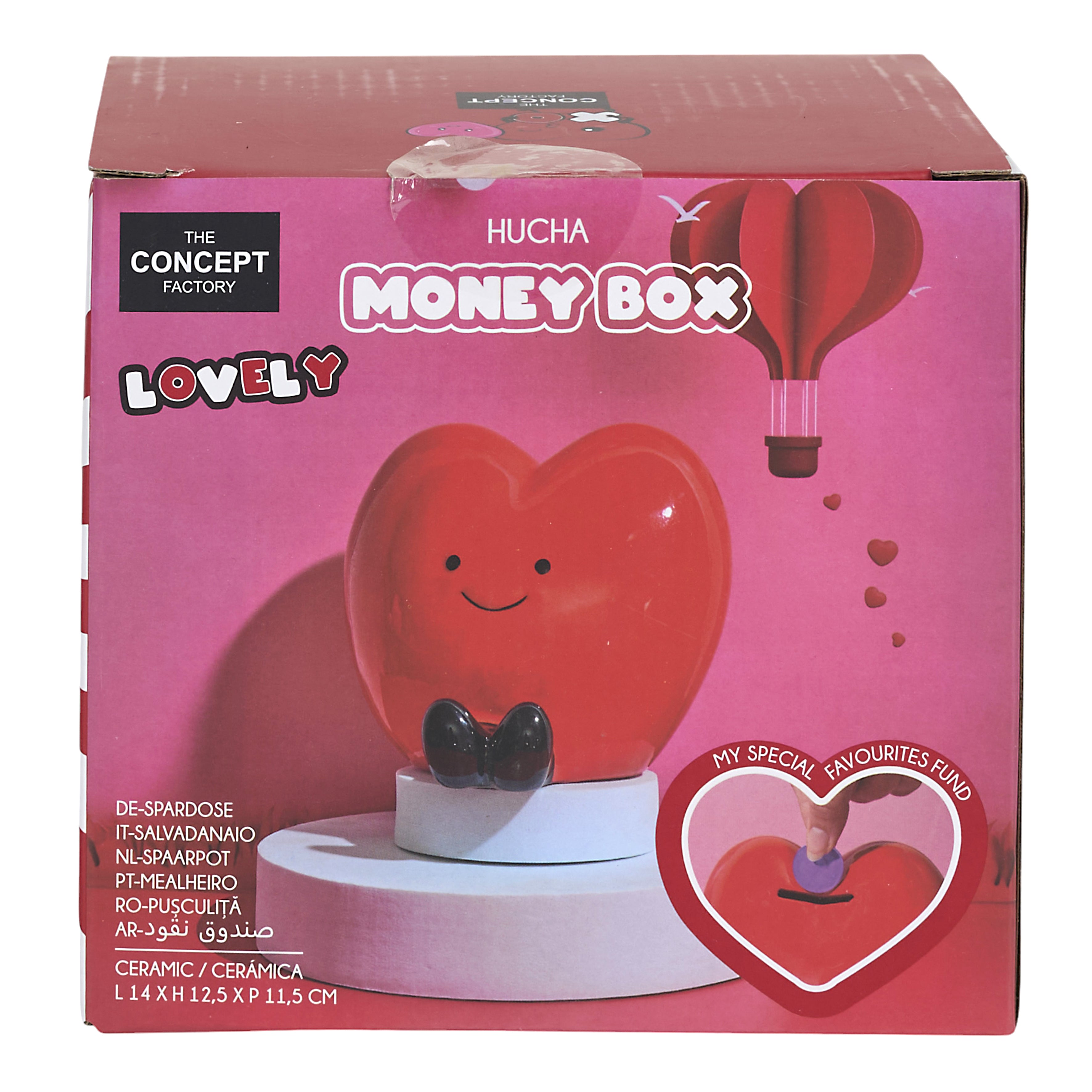 TIRELIRE COEUR KAWAII
