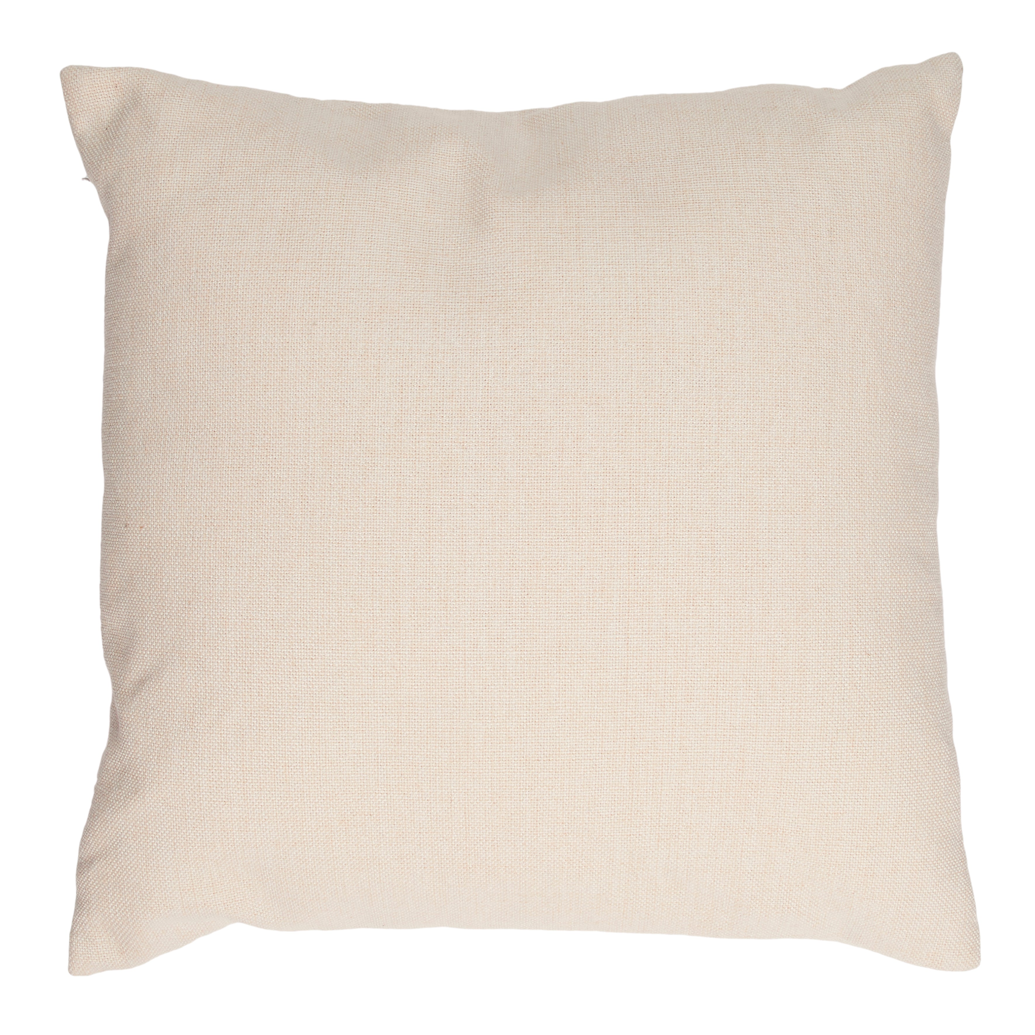 COUSSIN TAUPE IRISE ET BEIGE BOUCLETTE 40X40CM